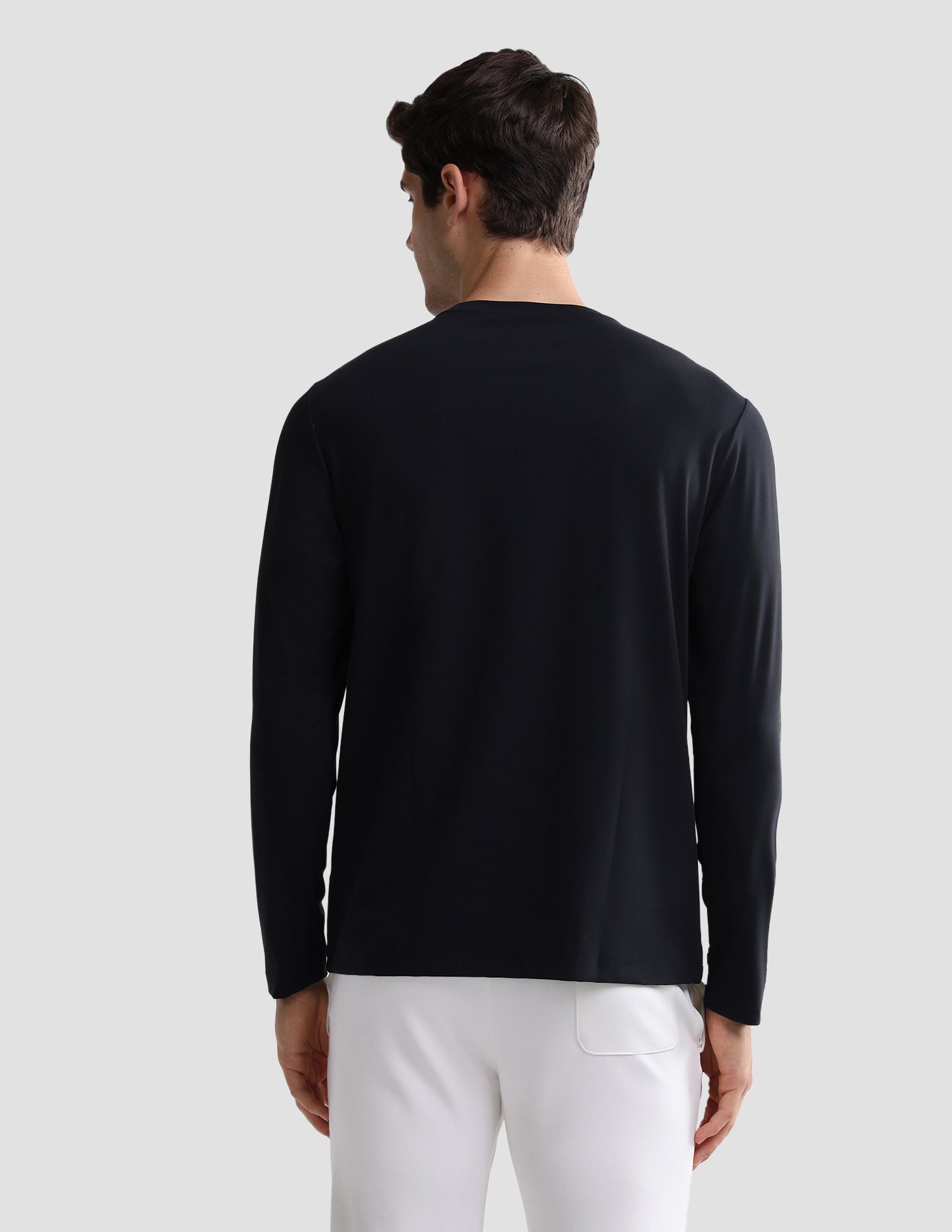 Solid Slim Fit Active T-Shirt Navy - U.S. Polo Assn. India | Large
