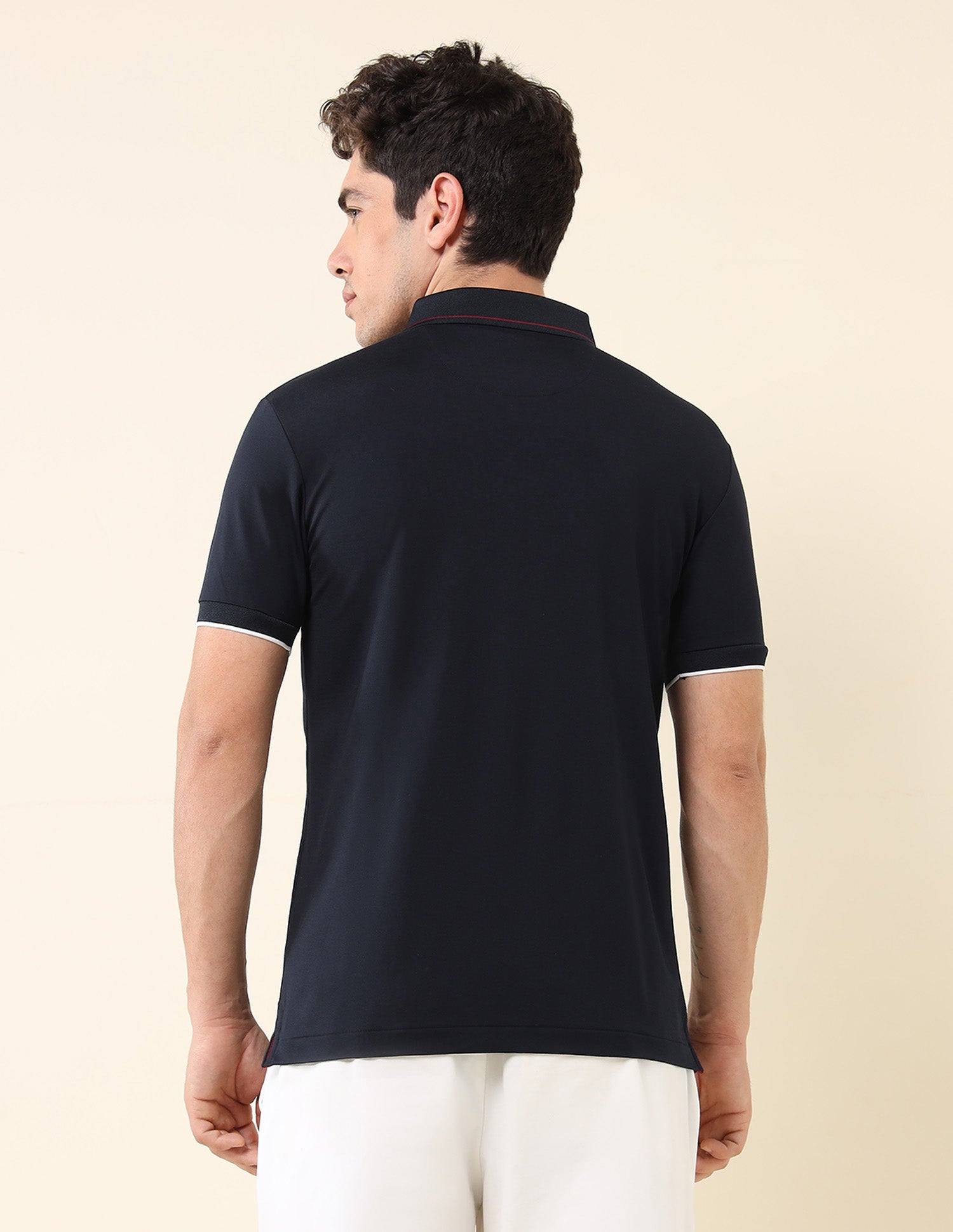 Solid Gentleman's Club Polo Shirt Navy - U.S. Polo Assn. India | Large