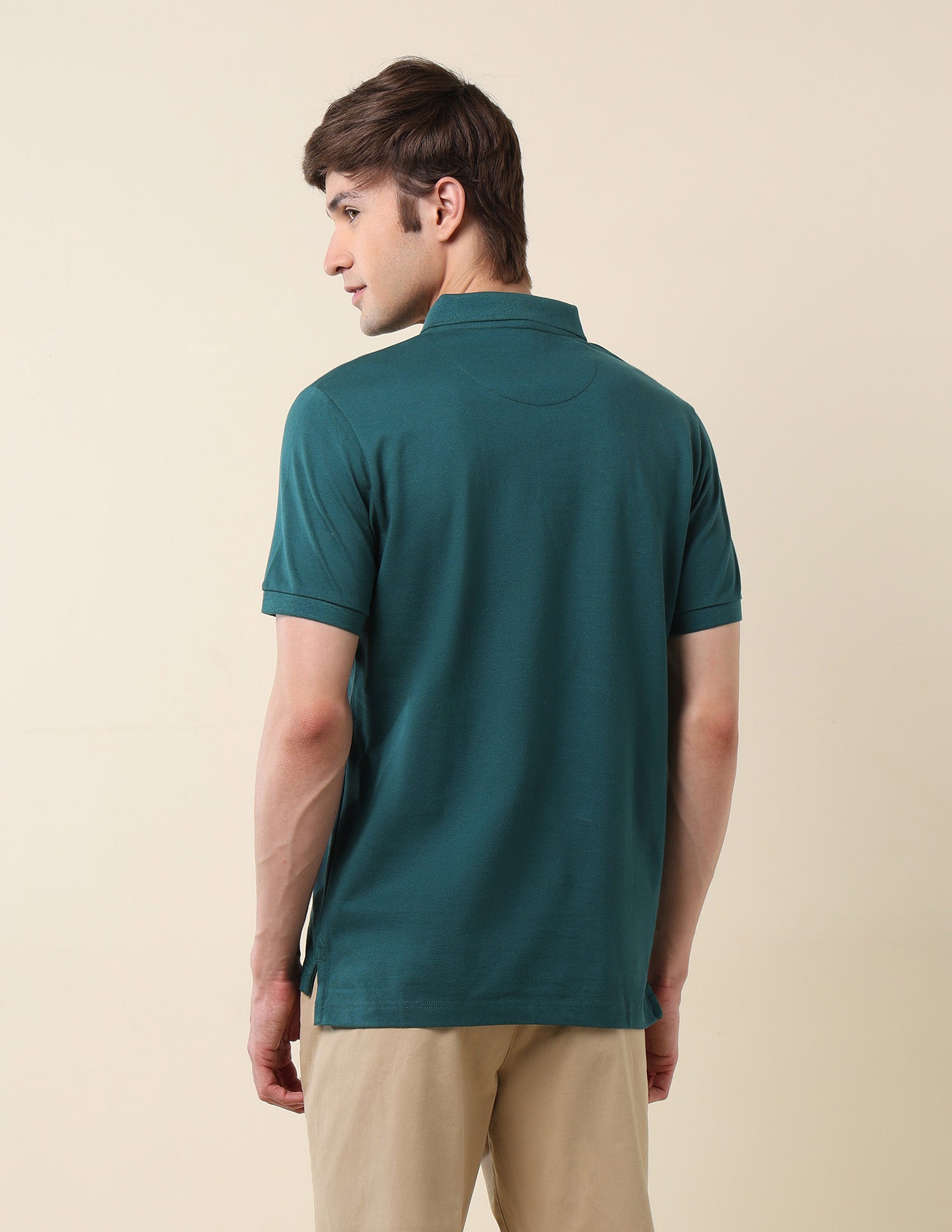 Brand Embroidered Classic Polo Shirt Teal - U.S. Polo Assn. India | Large