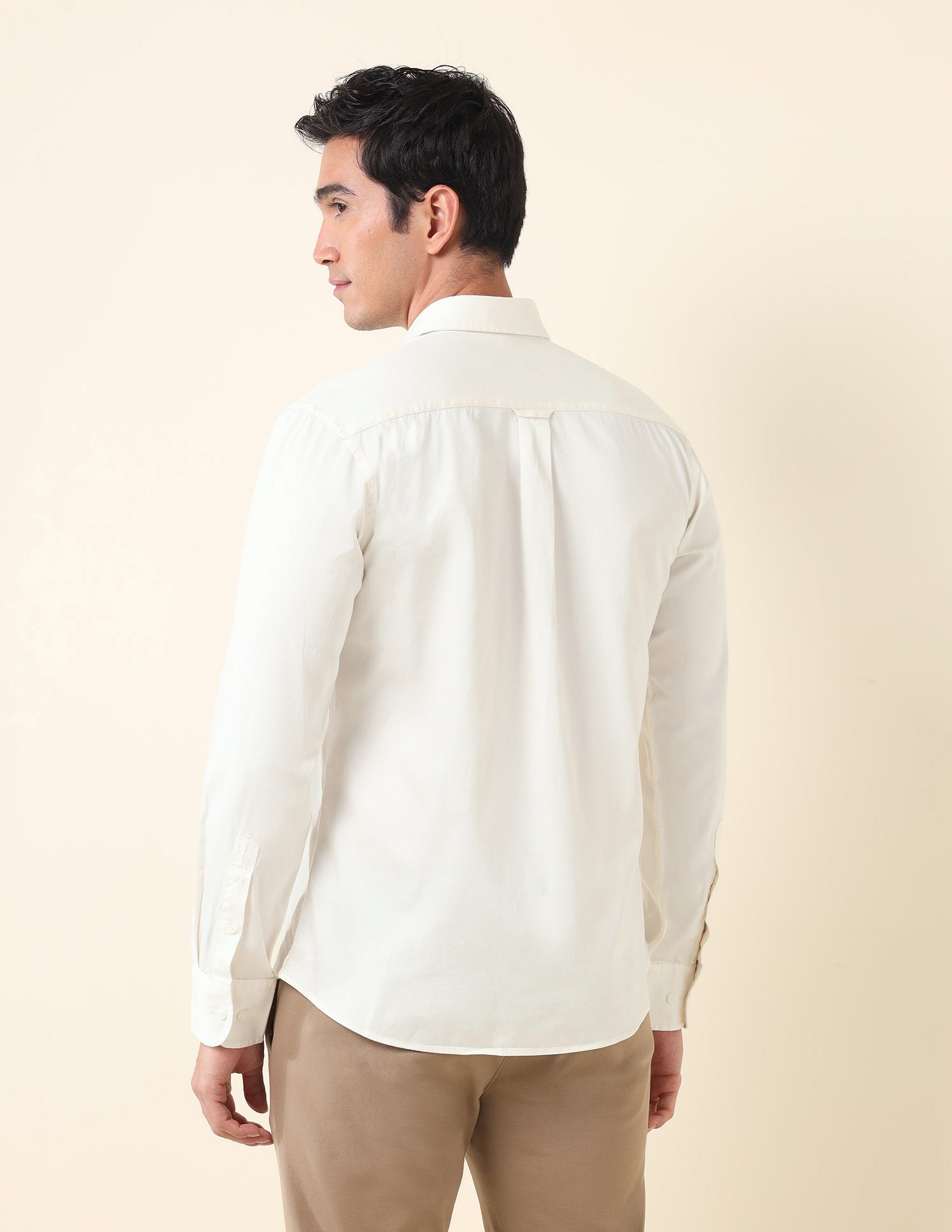 Vertical Striped Regular Shirt White - U.S. Polo Assn. India | Large