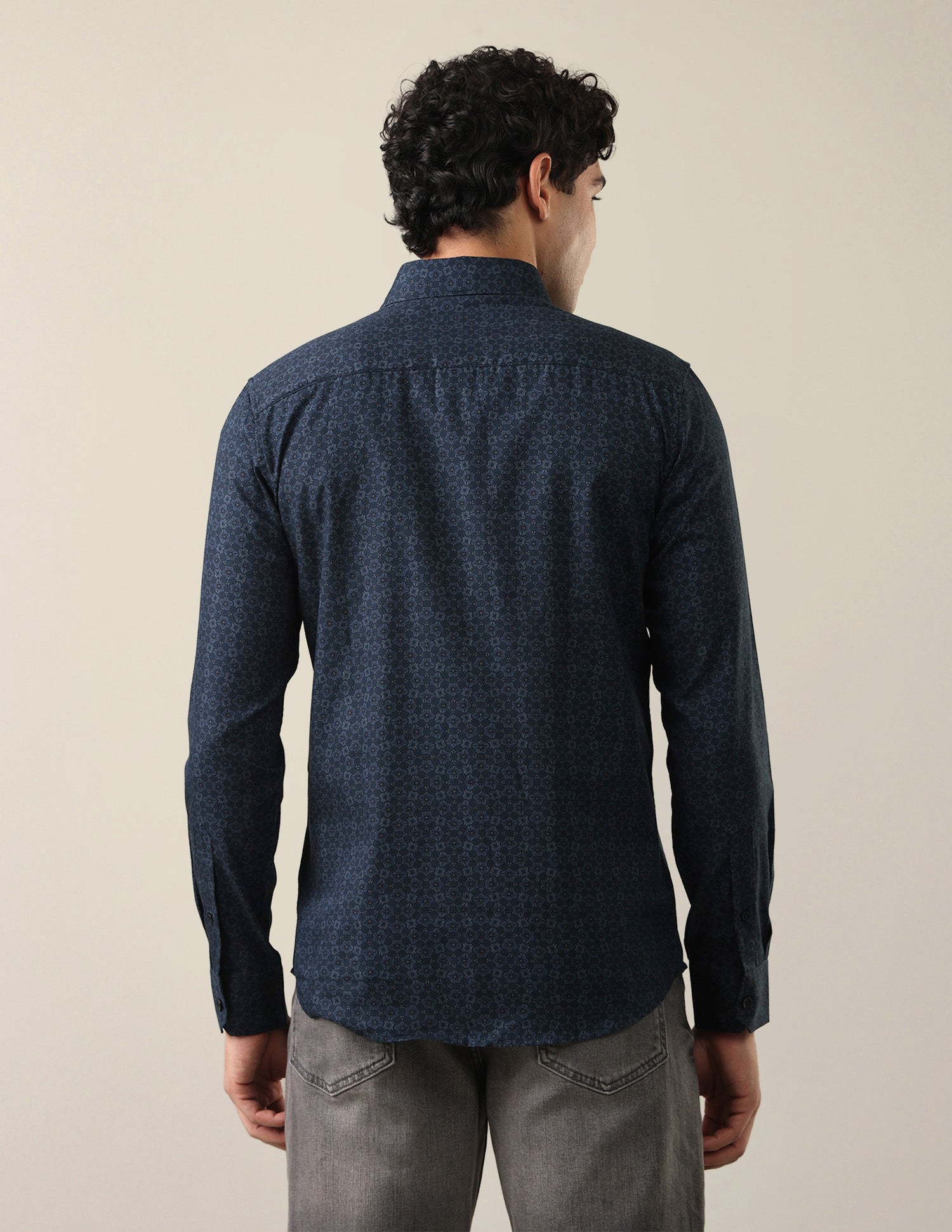 Twill Floral Printed Shirt Teal - U.S. Polo Assn. India | Large