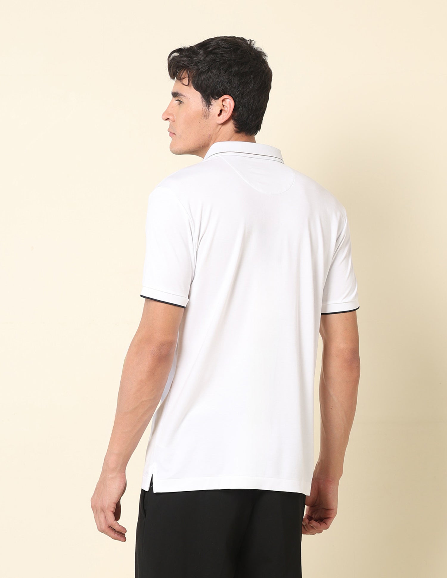 Solid Gentleman's Club Polo Shirt White - U.S. Polo Assn. India | Large