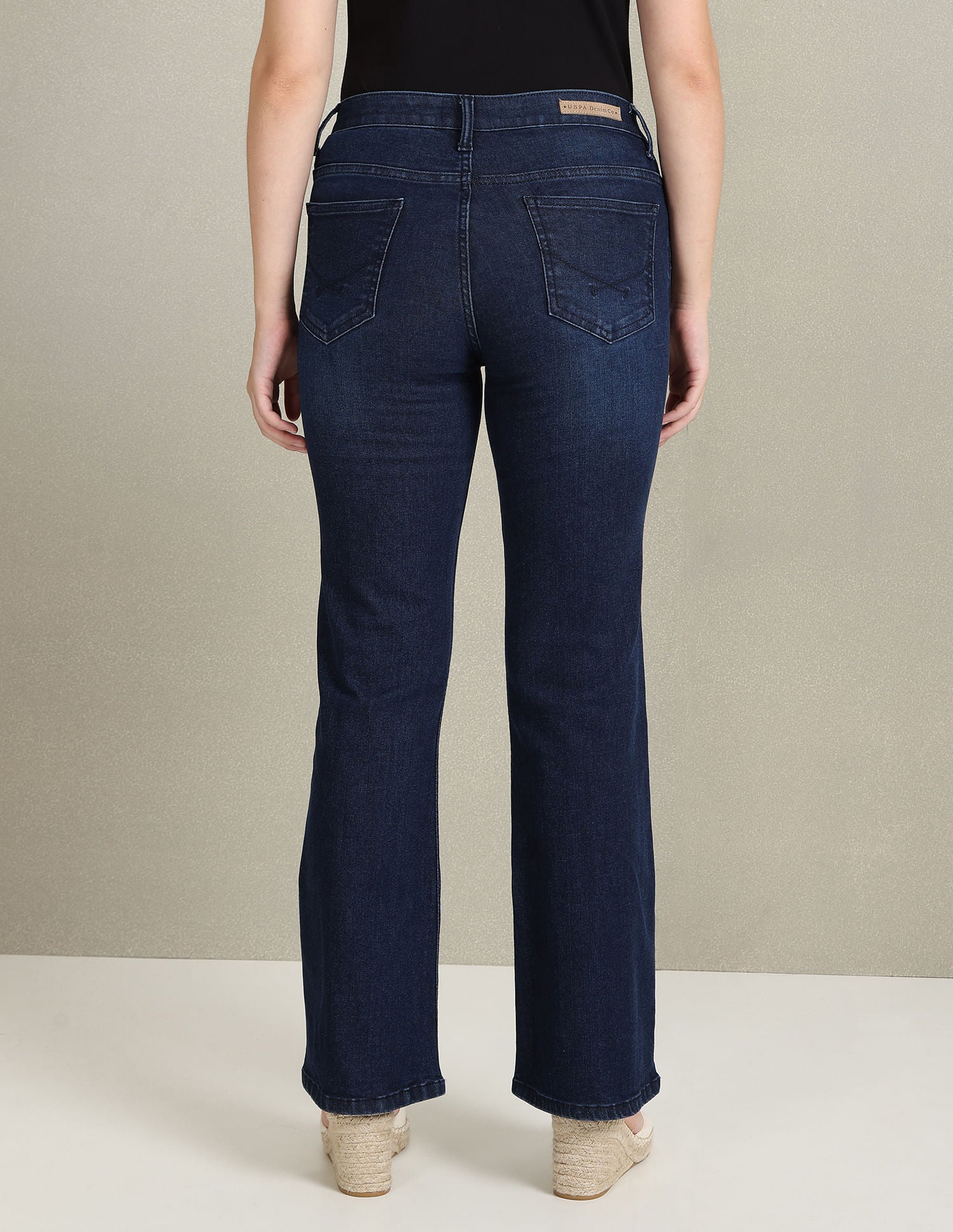 Dark Wash Bootcut Jeans Dark Blue - U.S. POLO ASSN. | Large