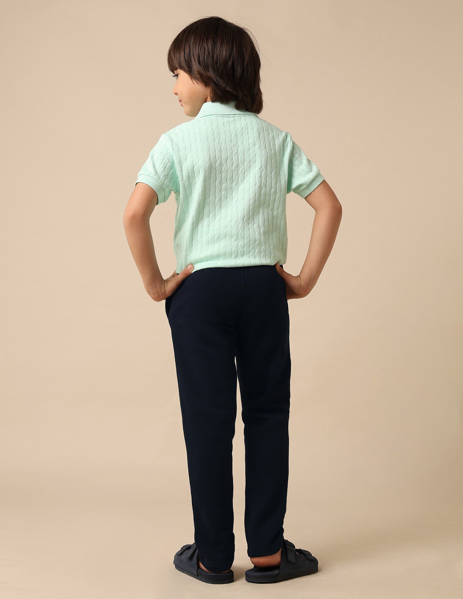 Solid Regular Fit Track Pants Navy - U.S. POLO ASSN. | Large