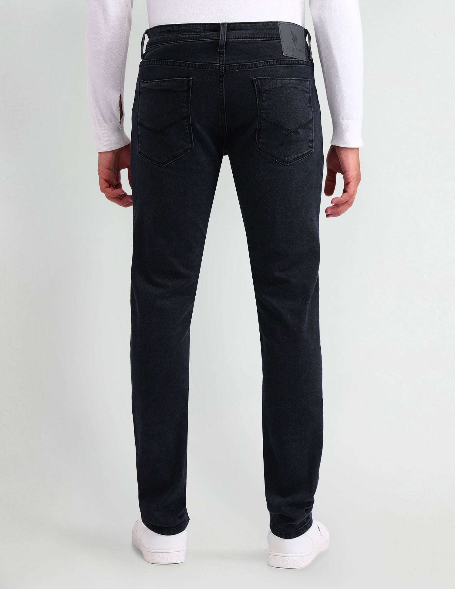 Brandon Slim Tapered Fit Blue Jeans Blue - U.S. Polo Assn. India | Large
