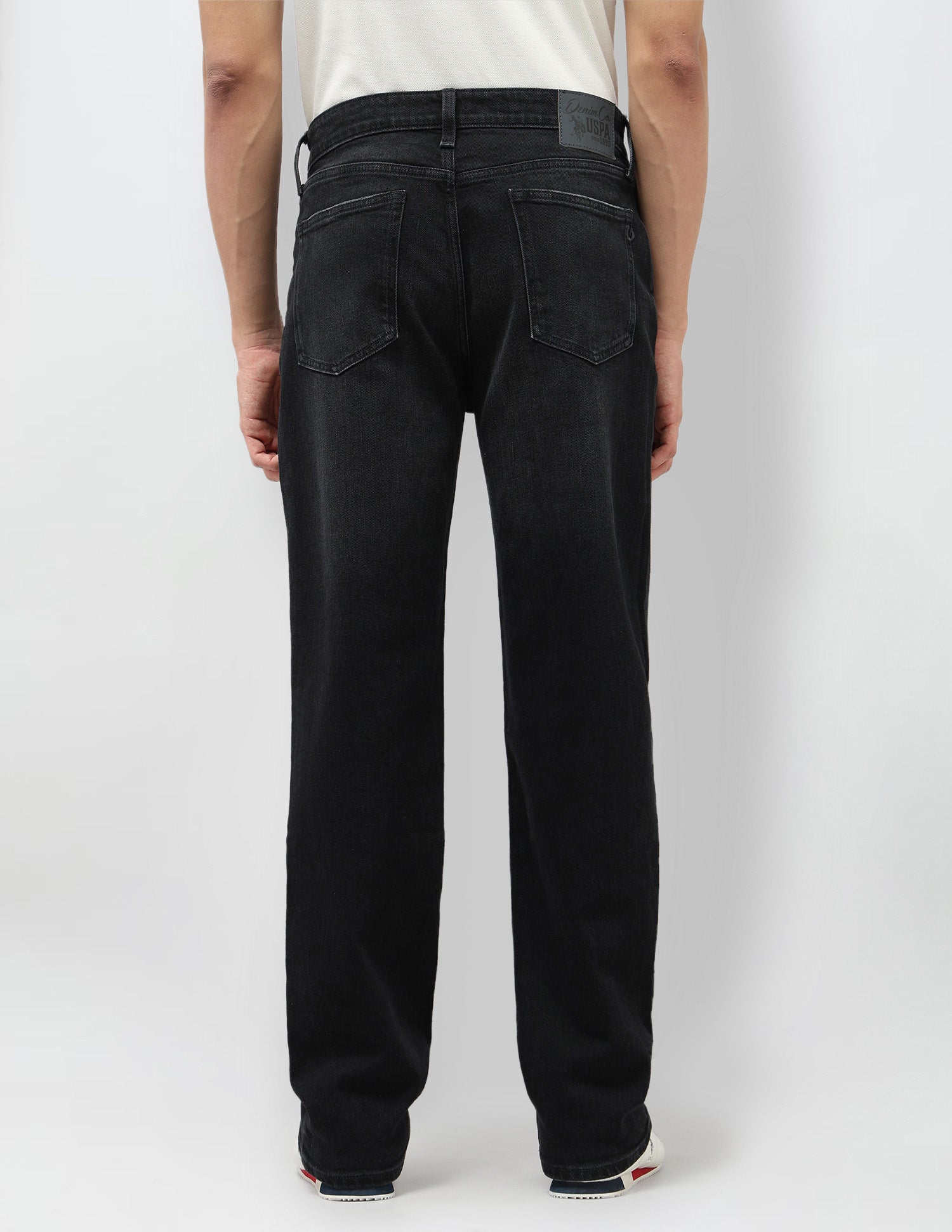 Shawn Relaxed Fit Grey Jeans Dark Grey - U.S. POLO ASSN. | Large