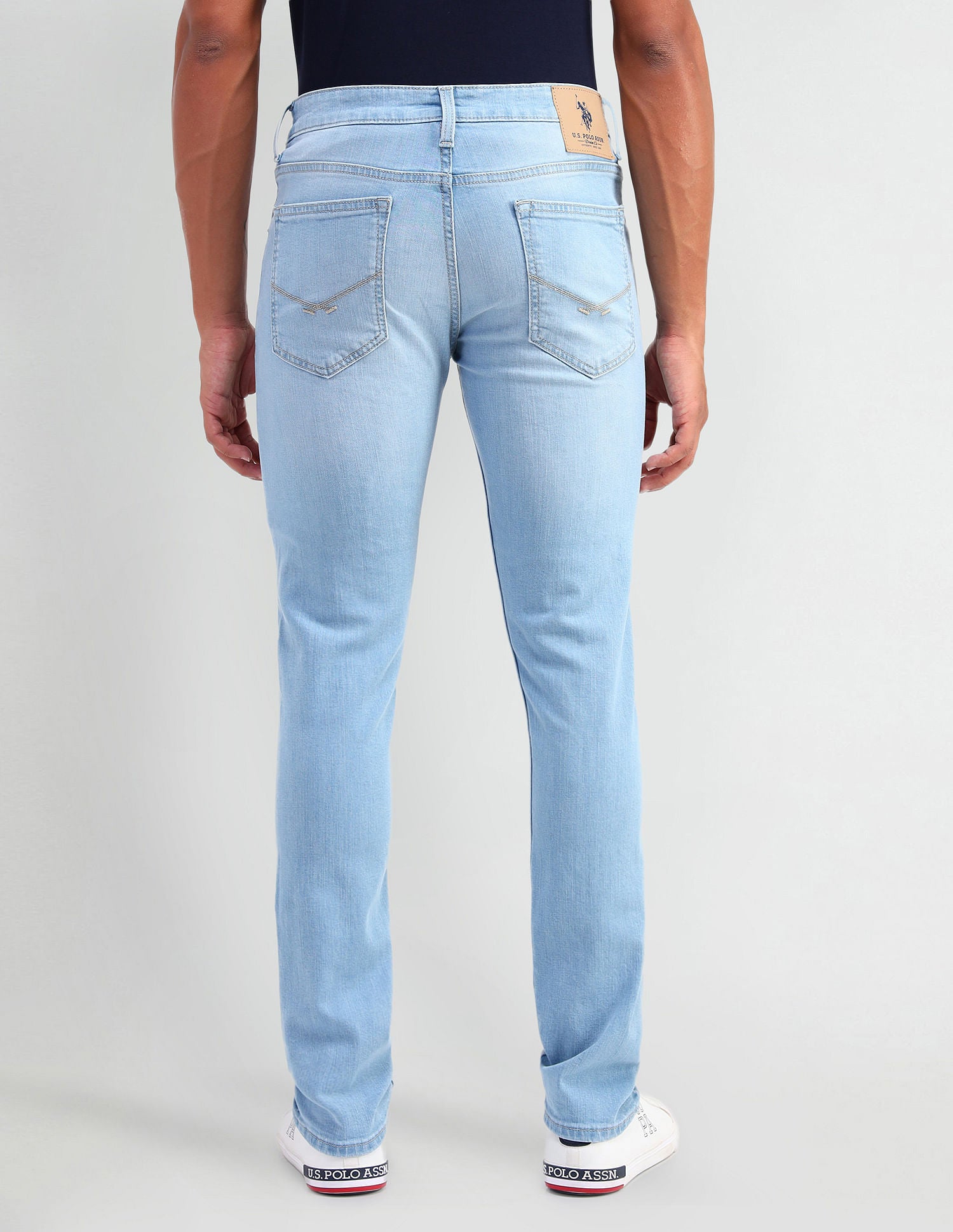 Regallo Skinny Fit Blue Jeans Blue - U.S. POLO ASSN. | Large