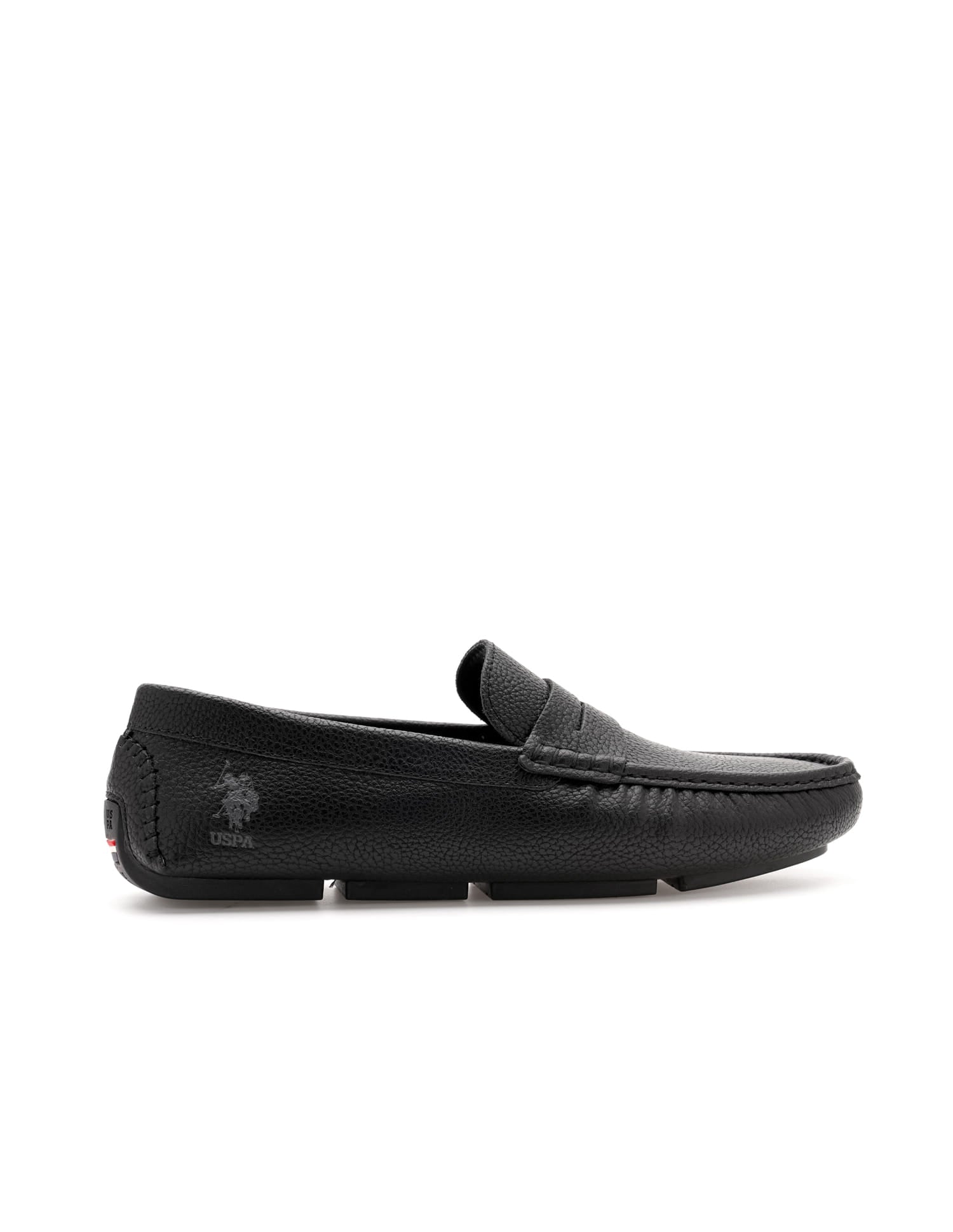 Men Kiger 2.0 Textured Loafers Black - U.S. Polo Assn. India | Large