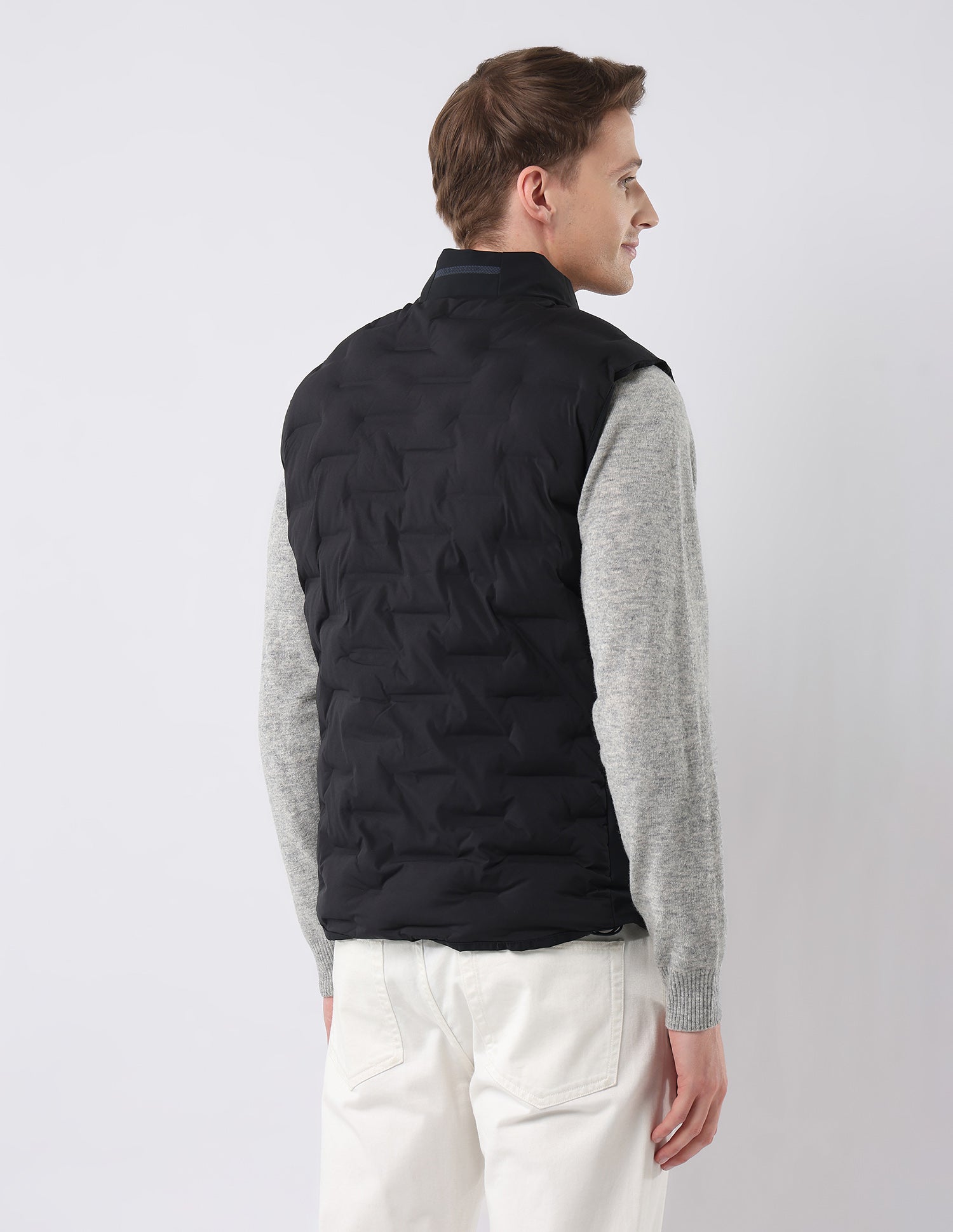 Solid Regular Fit Jacket Navy - U.S. Polo Assn. India | Large