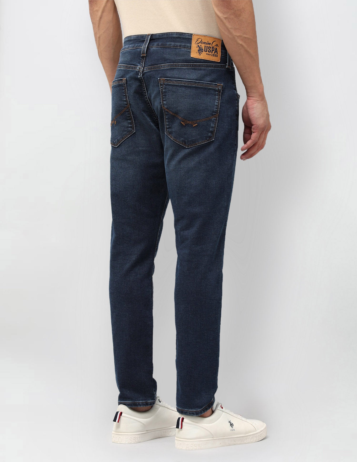 Henry Tapered Fit Blue Jeans Blue - U.S. POLO ASSN. | Large