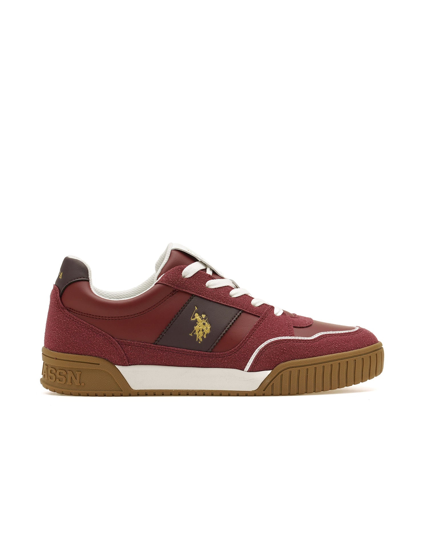 Men Rever Sneakers Burgundy - U.S. Polo Assn. India | Large