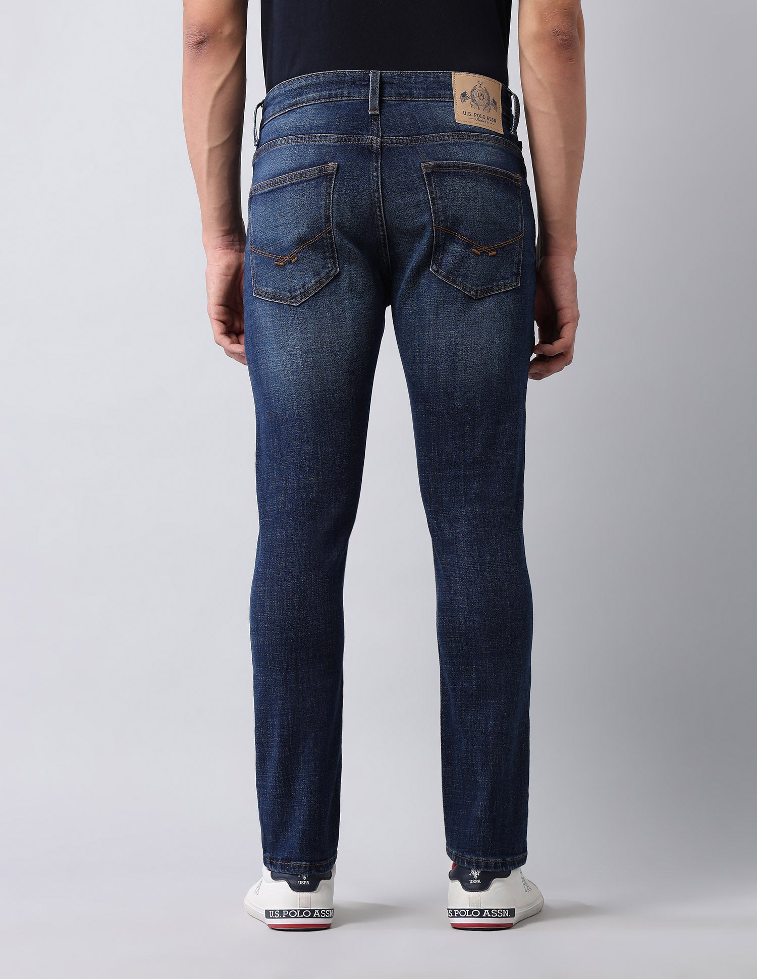 Henry Tapered Fit Blue Jeans Dark Blue - U.S. Polo Assn. India | Large