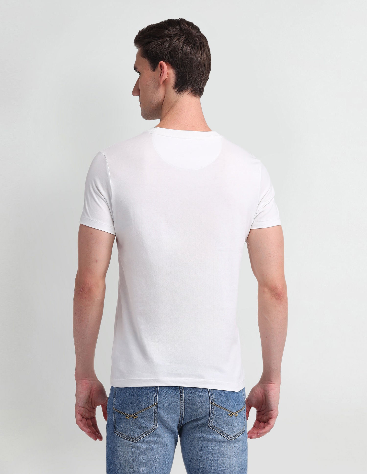 Slim Fit Graphic Printed T-Shirt White - U.S. POLO ASSN. | Large