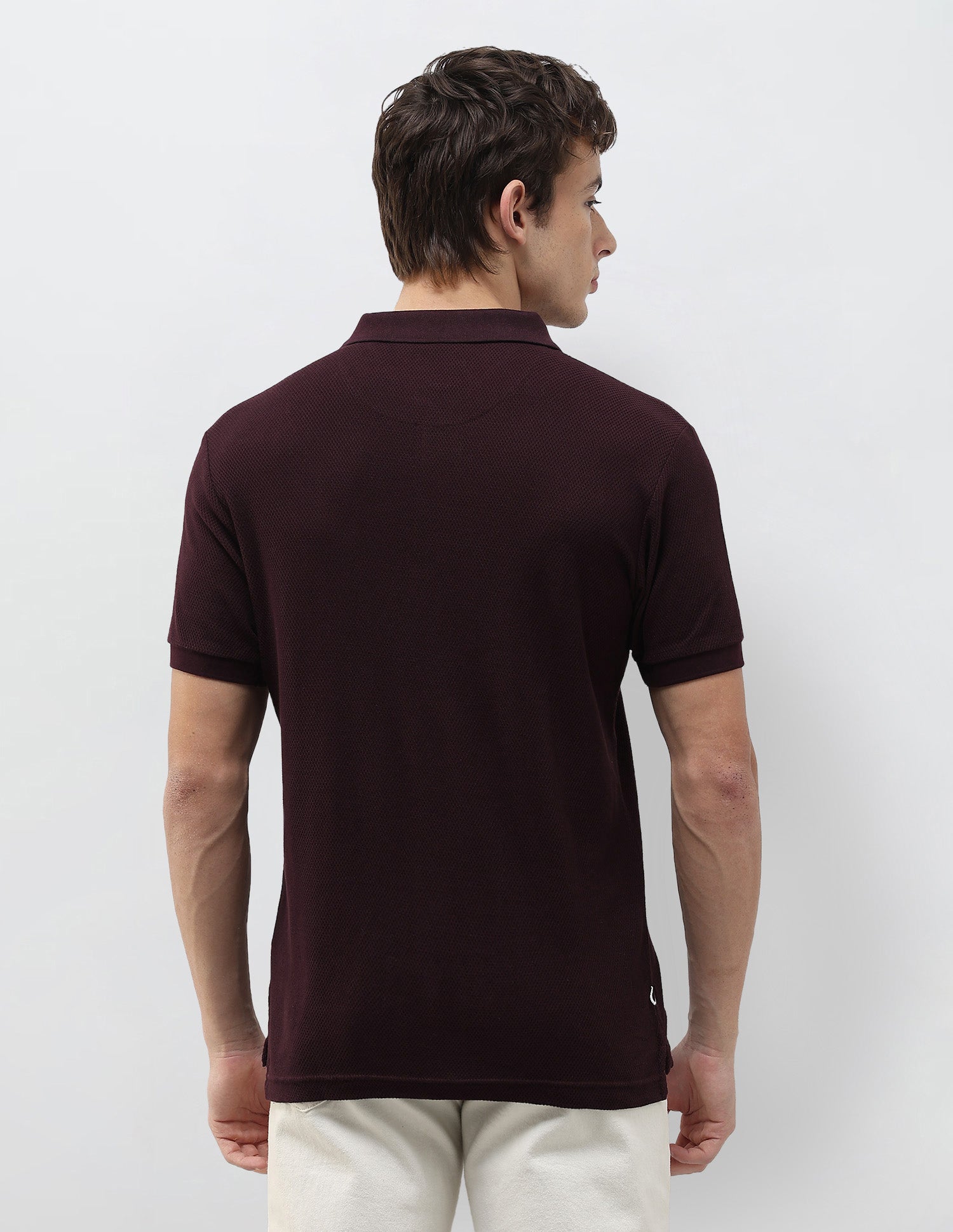 Colourblocked Muscle Fit Polo Shirt Maroon - U.S. Polo Assn. India | Large