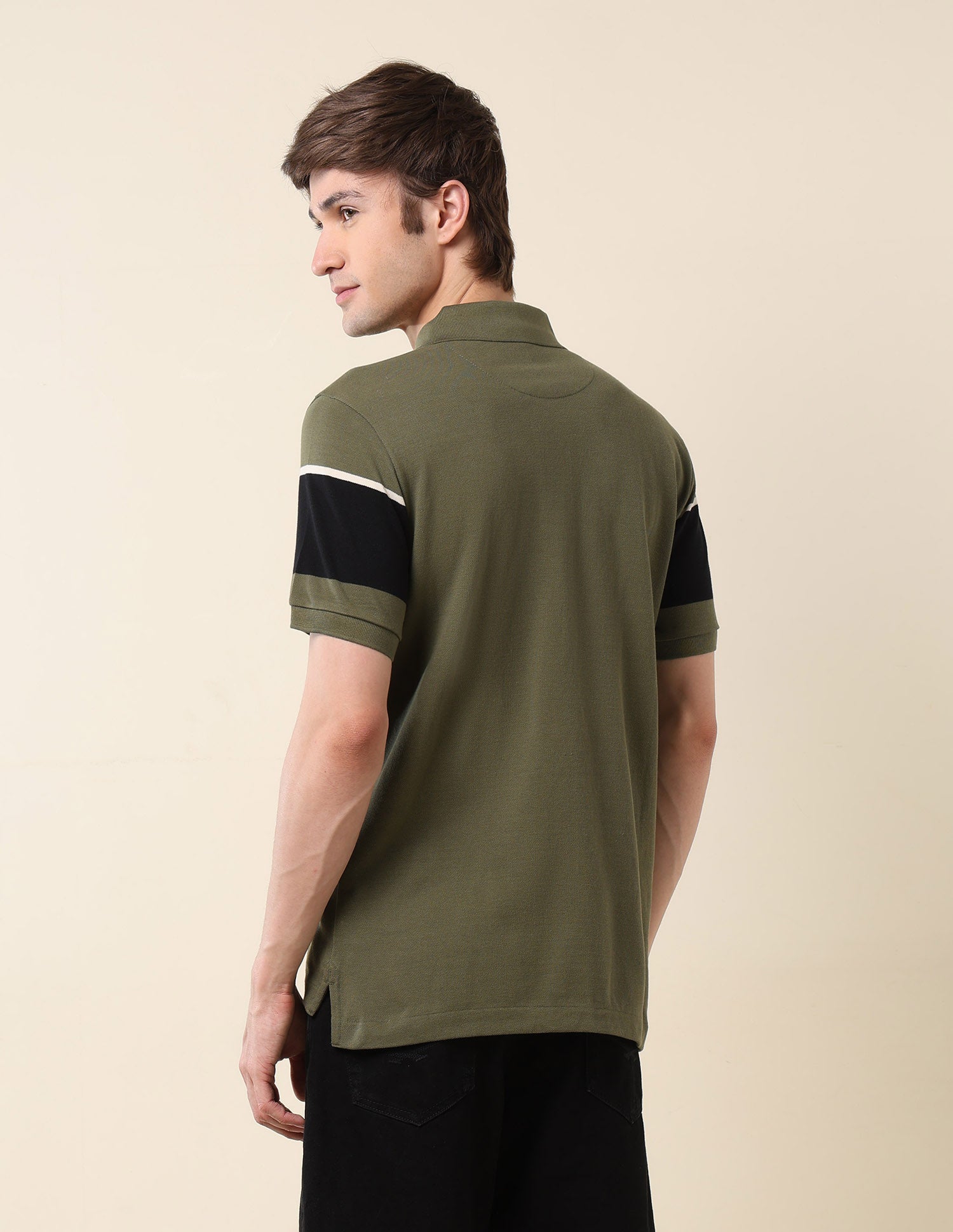 Colourblocked Classic Polo Shirt Olive - U.S. POLO ASSN. | Large