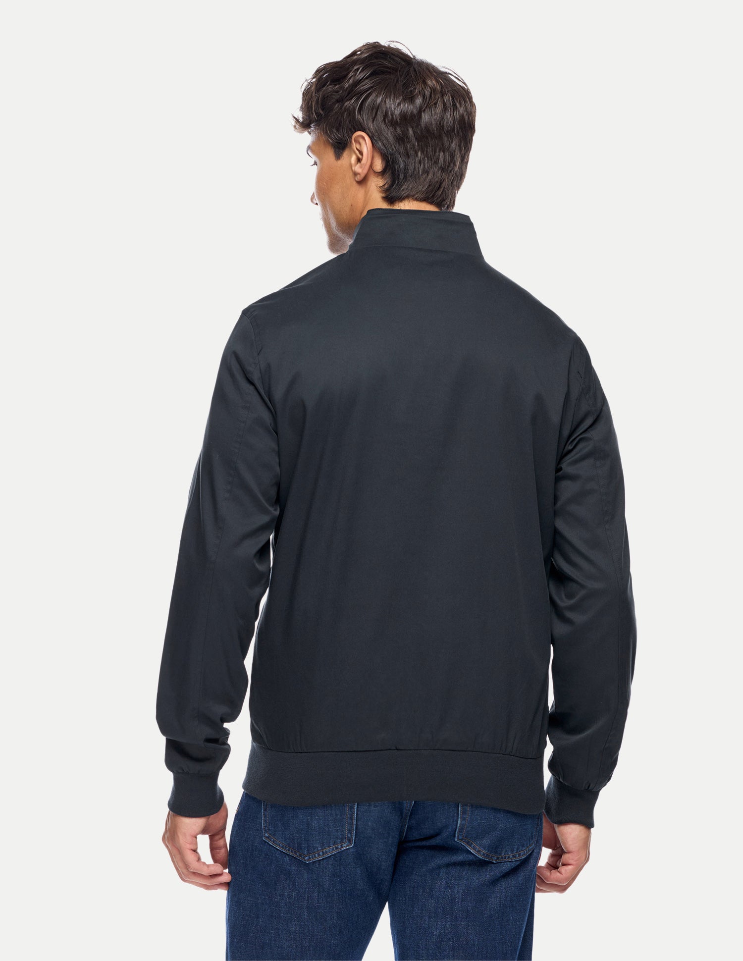 Solid Regular Fit Jacket Navy - U.S. Polo Assn. India | Large
