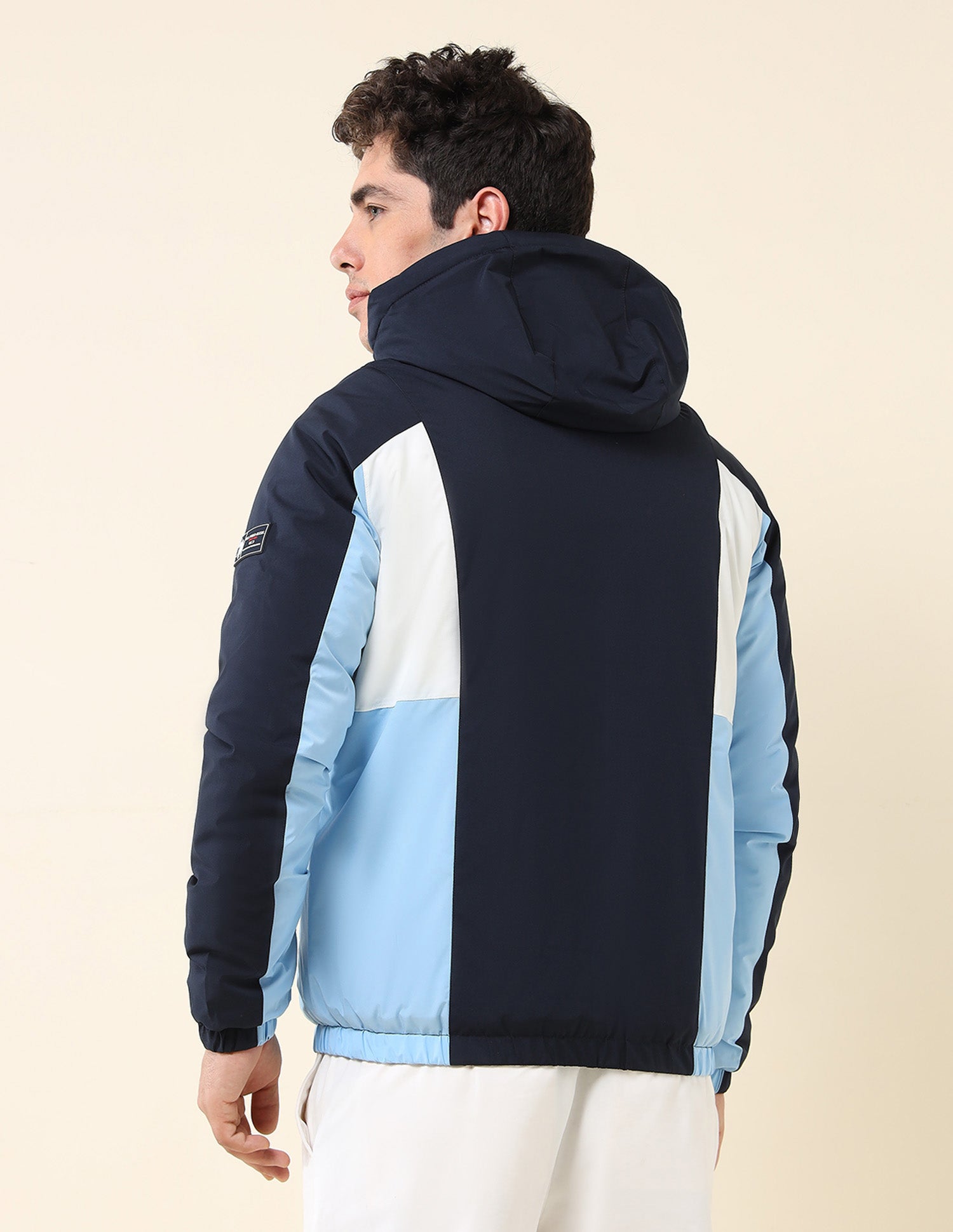 High Neck Regular Fit Jacket Navy - U.S. Polo Assn. India | Large