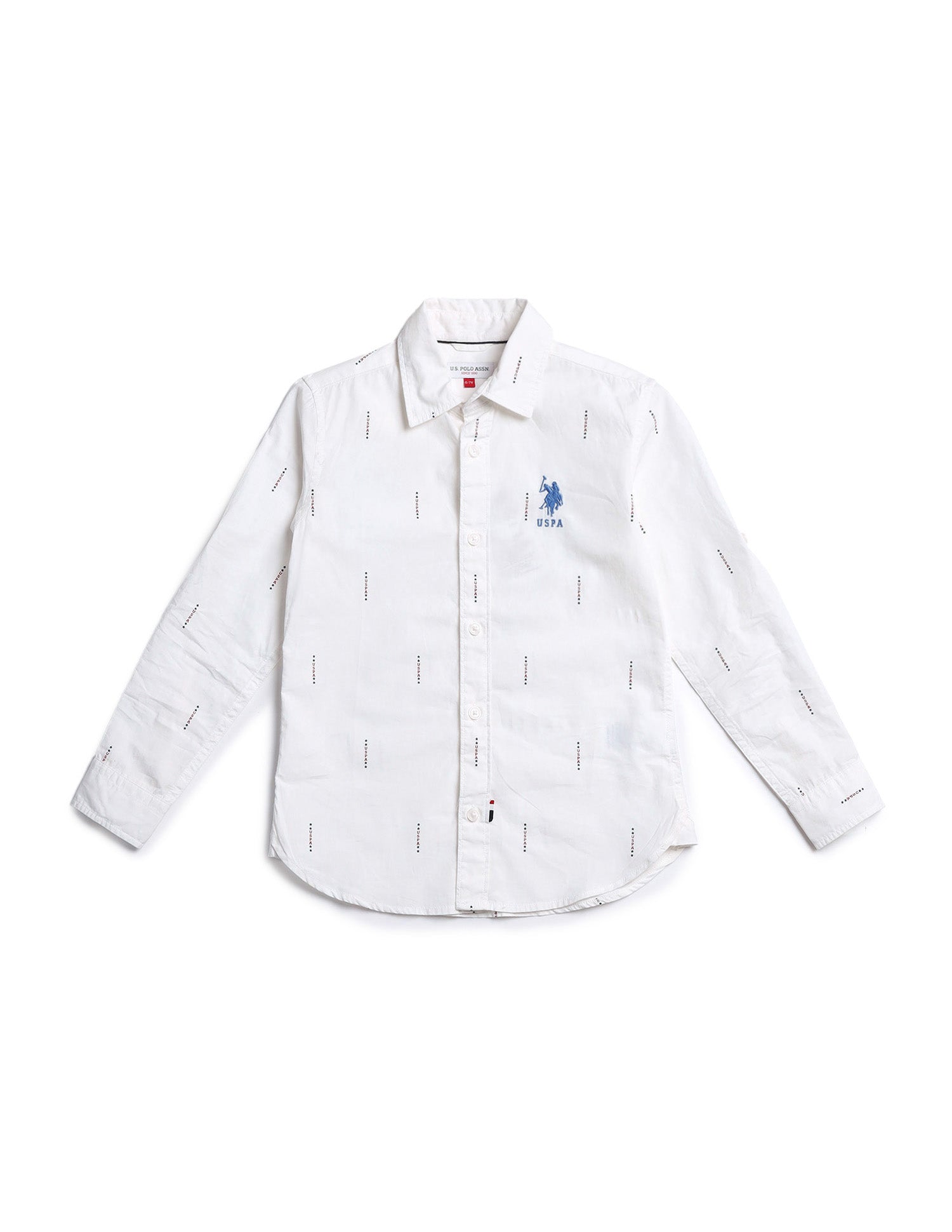 Boys Oxford Regular Fit Shirt White - U.S. POLO ASSN. | Large