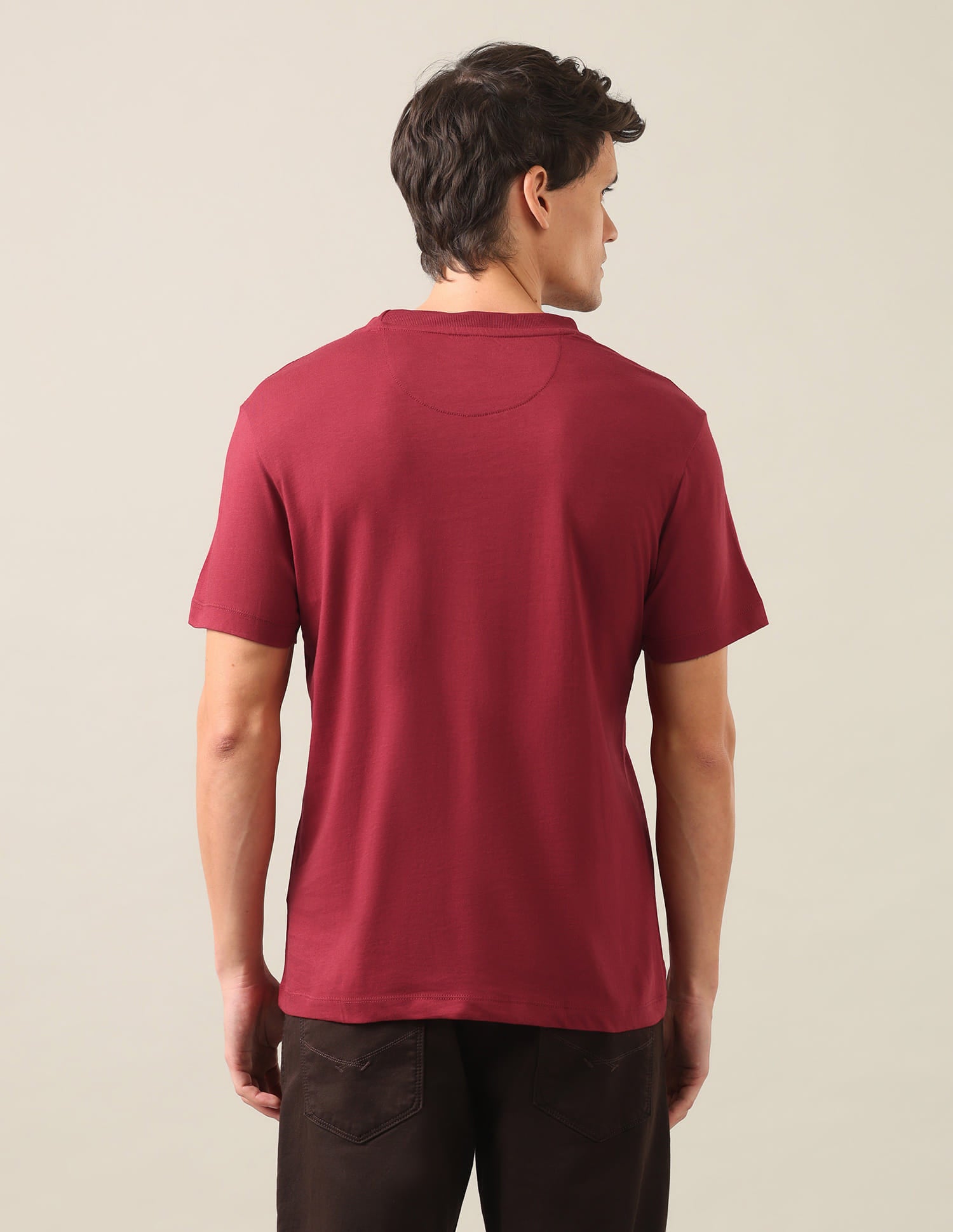 Graphic Printed Regular Fit T-Shirt Red - U.S. Polo Assn. India | Large
