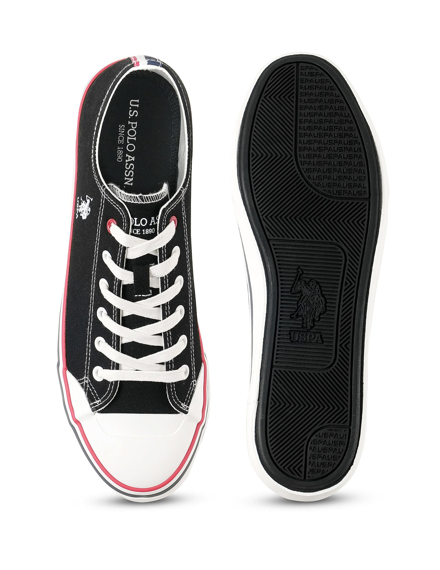 Men Kenna 2.0 Solid Sneakers Black - U.S. POLO ASSN. | Large