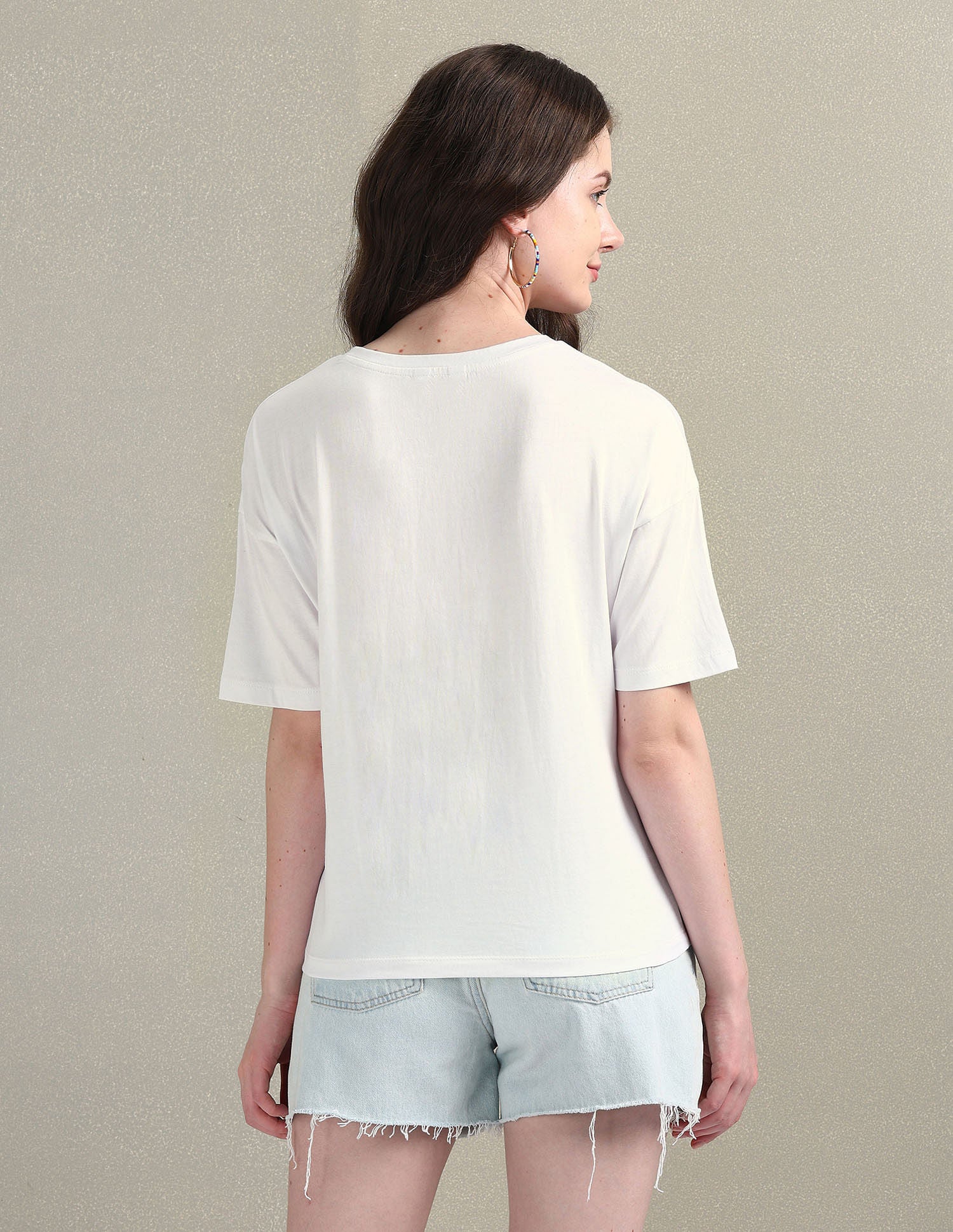 Cutwork Logo Cotton T-Shirt White - U.S. POLO ASSN. | Large