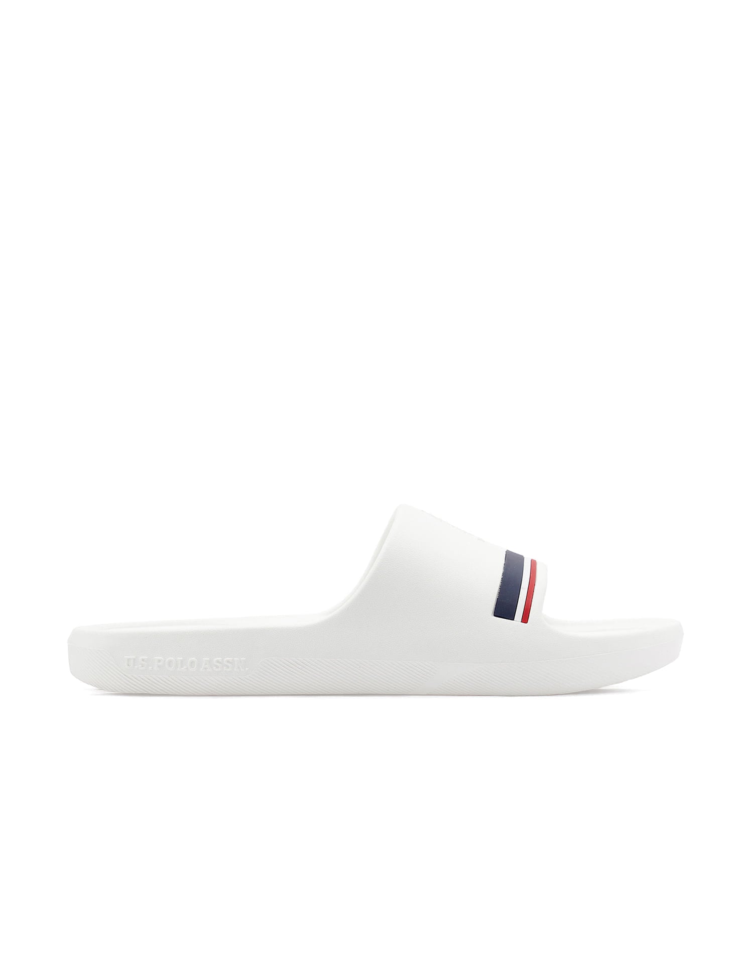 Men Easton White Foam Walk Sliders White - U.S. Polo Assn. India | Large