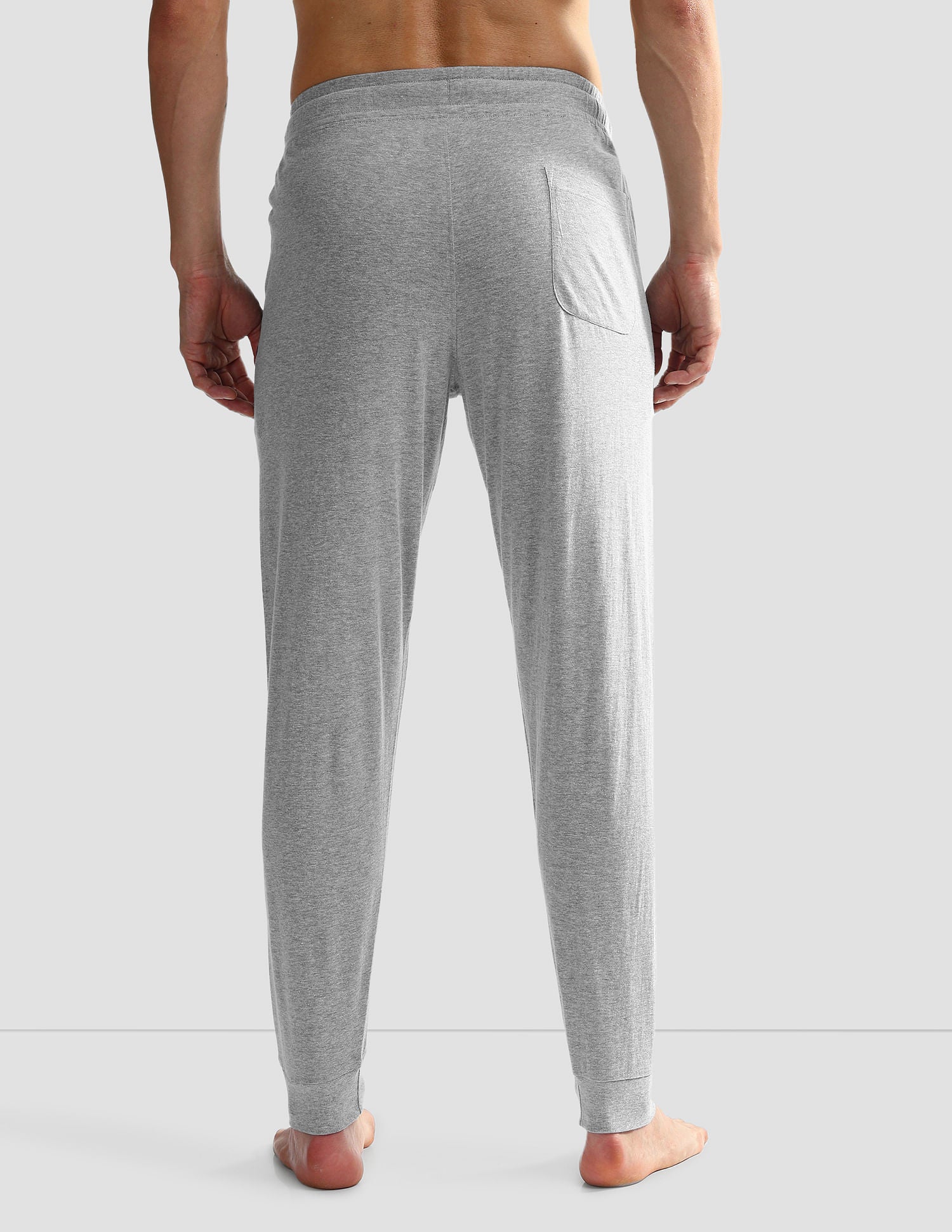 Solid OJ005 Lounge Joggers - Pack Of 1 Grey Melange - U.S. POLO ASSN. | Large