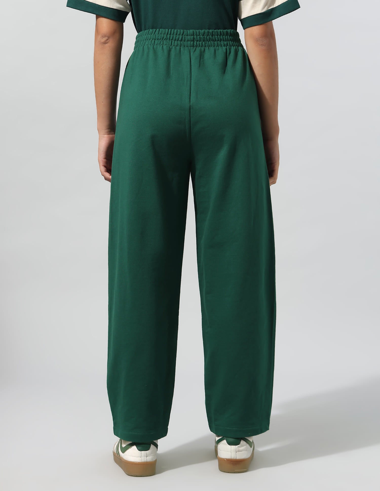 Darted Barrel Fit Trousers Green - U.S. Polo Assn. India | Large