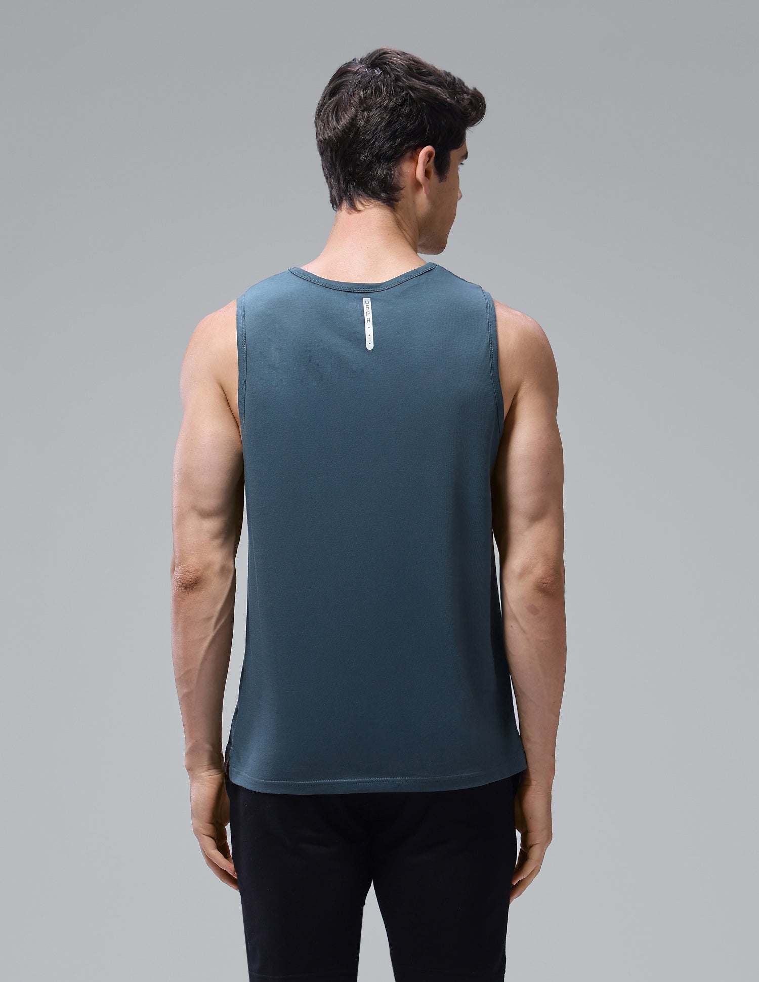 Antimicrobial Pure Cotton OEV11 Gym Vest - Pack Of 1 Stargazer - U.S. Polo Assn. India | Large
