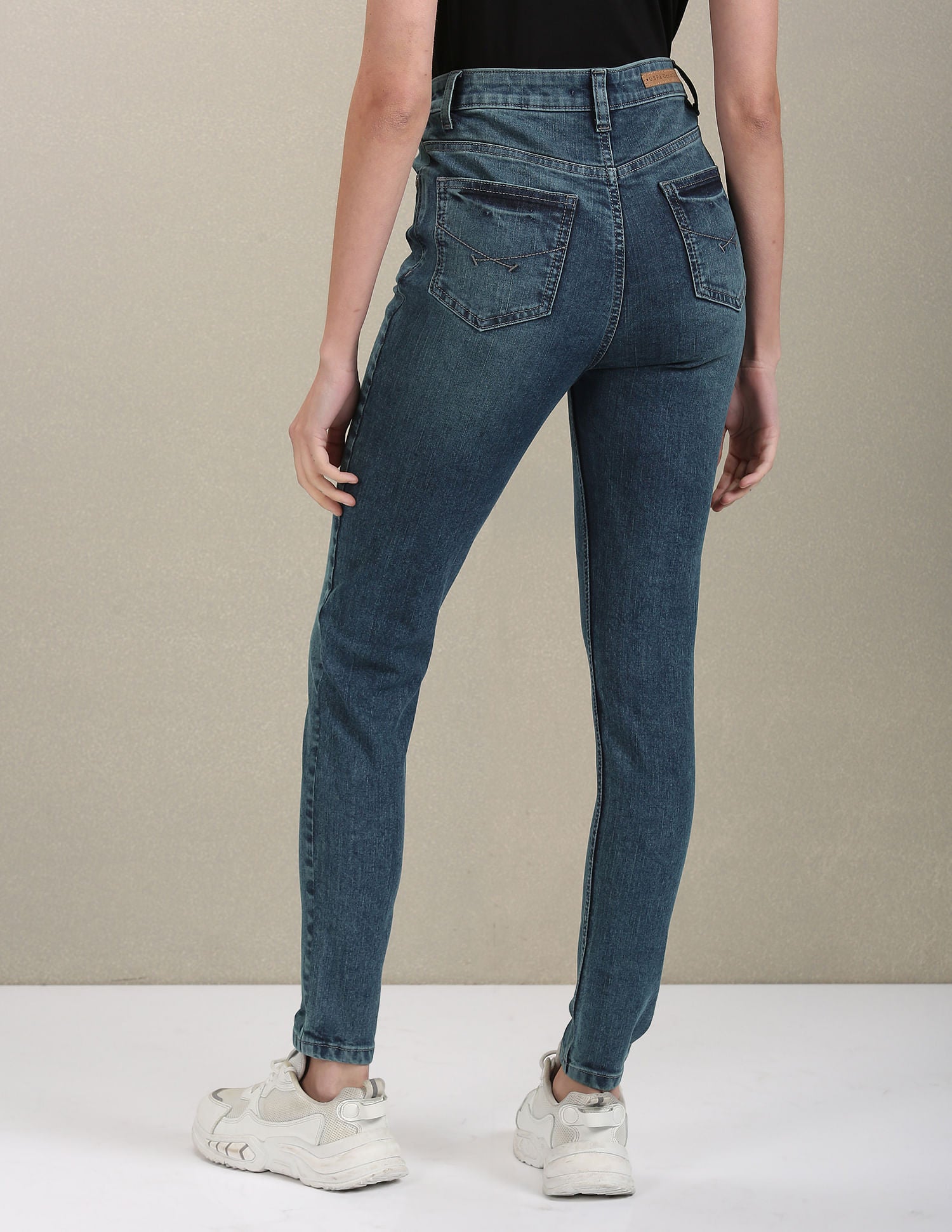 Super Skinny High Rise Jeans Blue - U.S. POLO ASSN. | Large