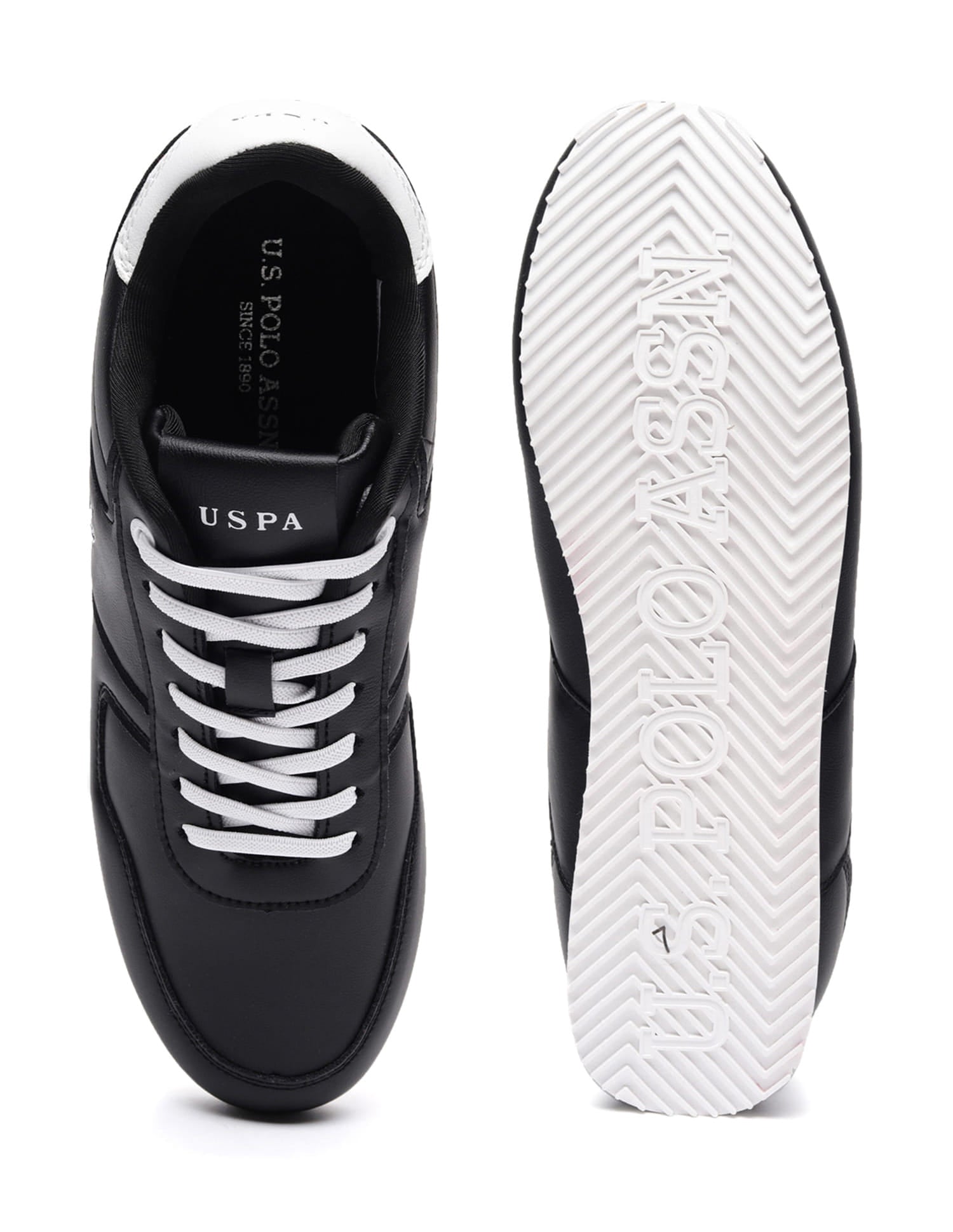 Men Lace-Ups Sorrento 5.0 Sneakers Black - U.S. Polo Assn. India | Large