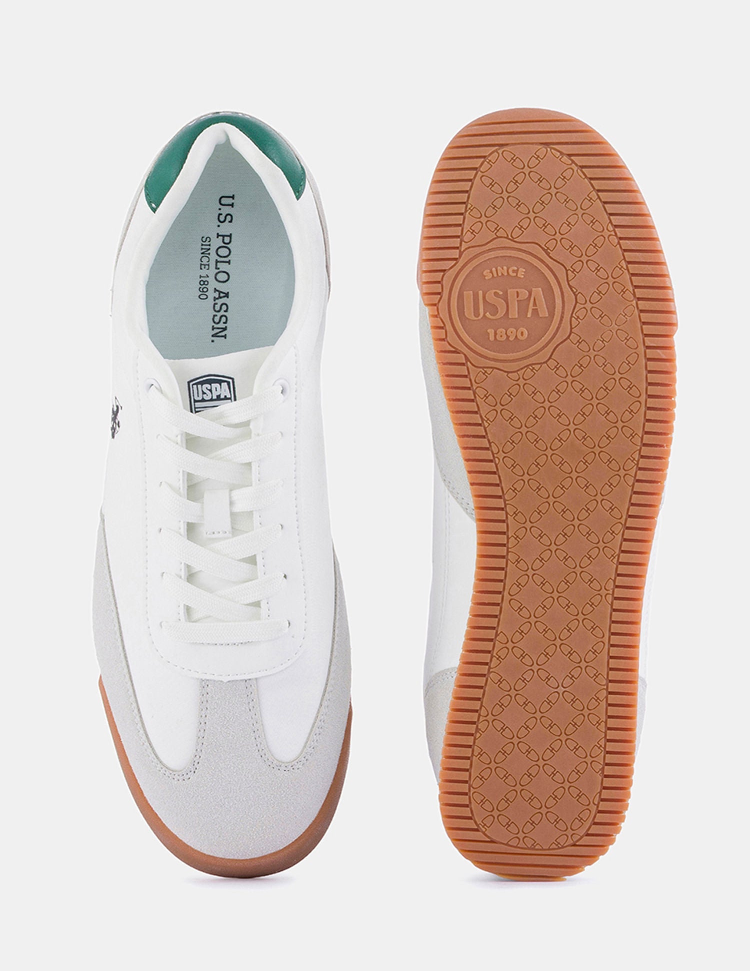 Men Round Toe Treviri Sneakers Off White - U.S. POLO ASSN. | Large