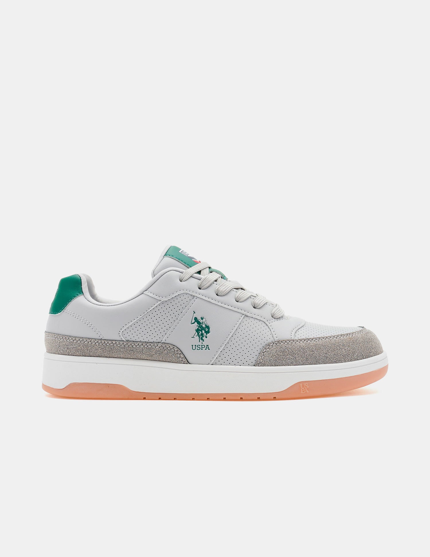 Men Colourblocked Simon Sneakers Grey - U.S. Polo Assn. India | Large