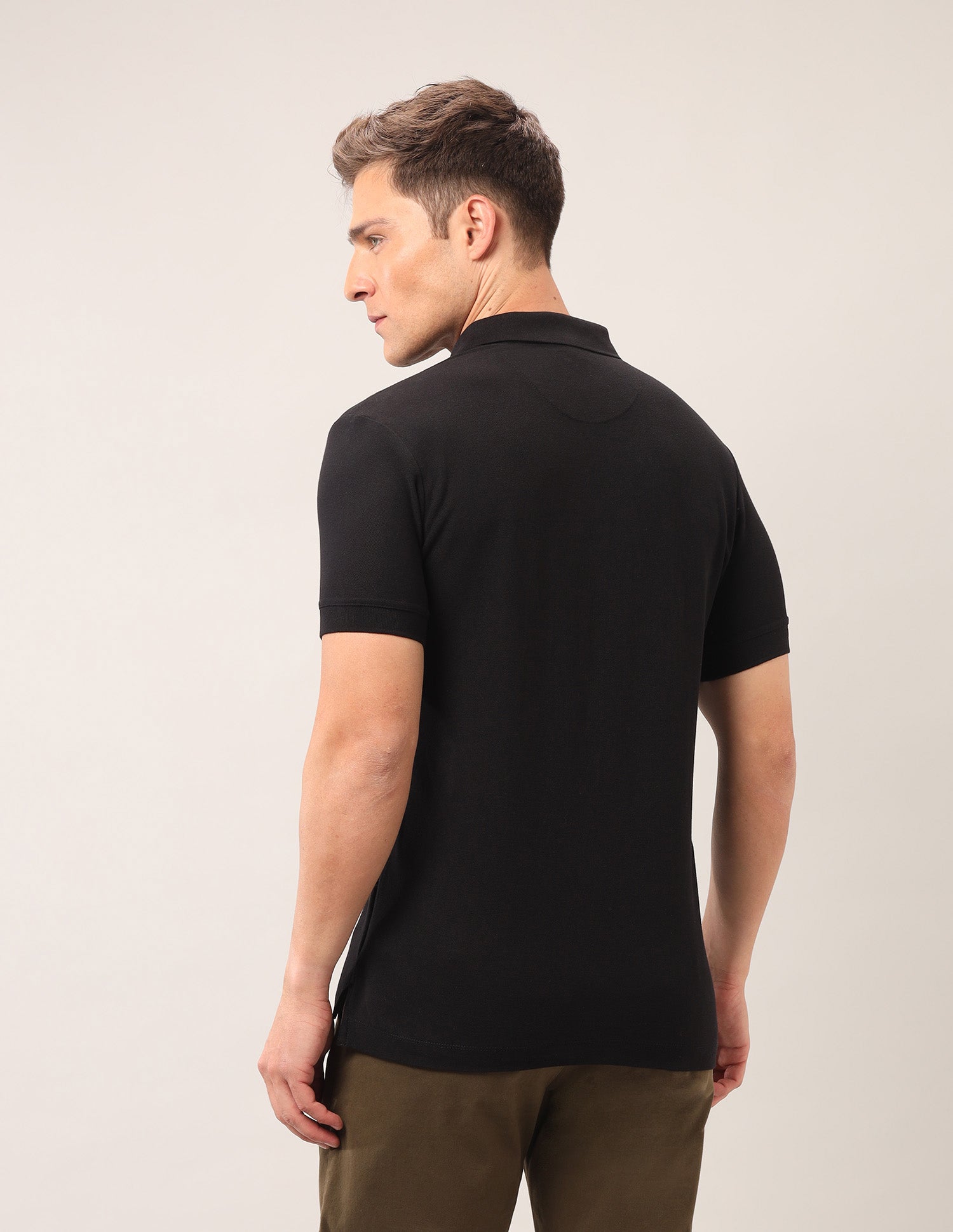 Pure Cotton Outdoor Polo Shirt Olive - U.S. Polo Assn. India | Large