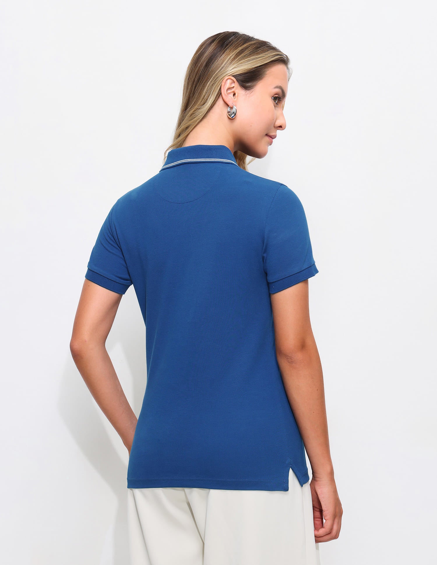 Brand Printed Regular Fit Polo Shirt Blue - U.S. Polo Assn. India | Large