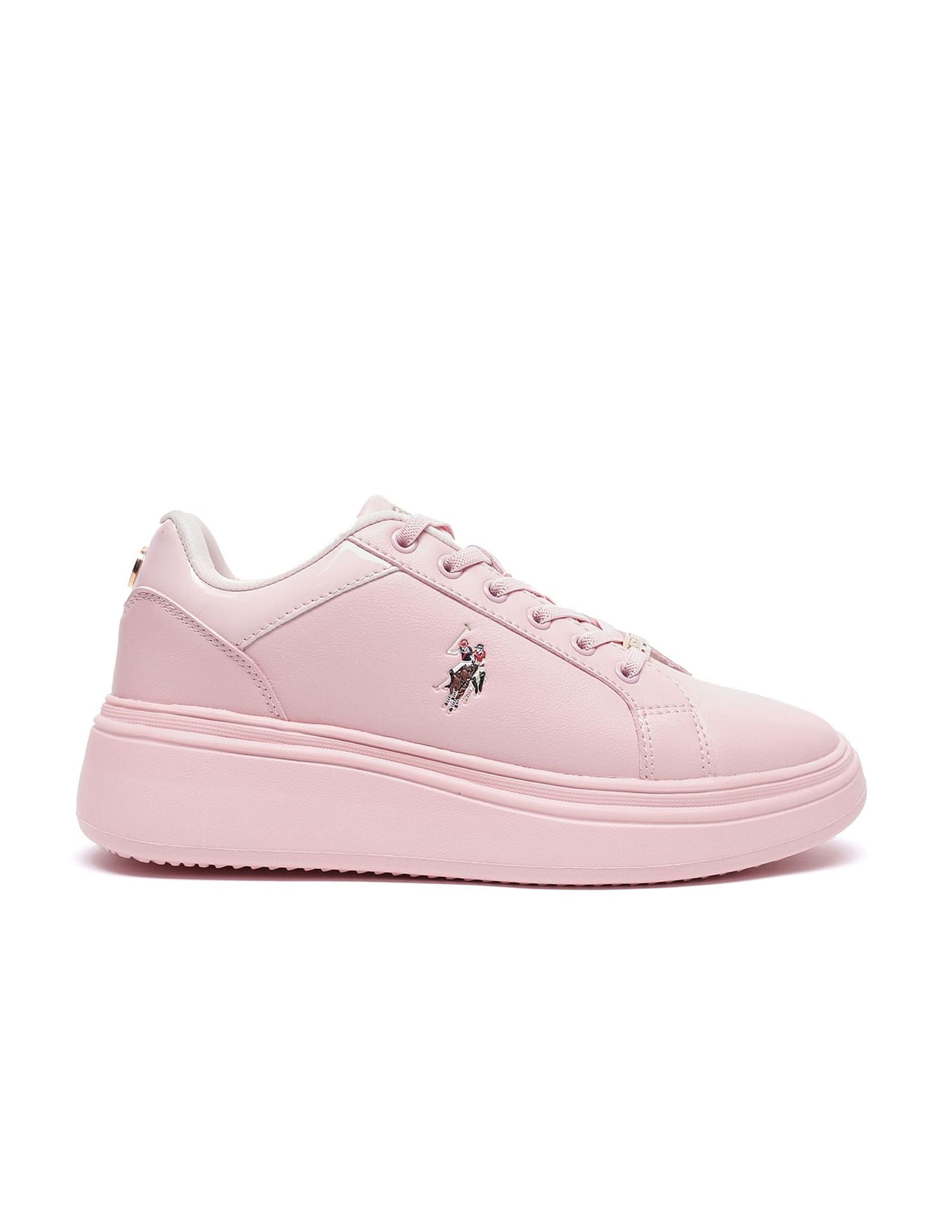 Women Logo Elsie 2.0 Sneakers Light Pink - U.S. Polo Assn. India | Large