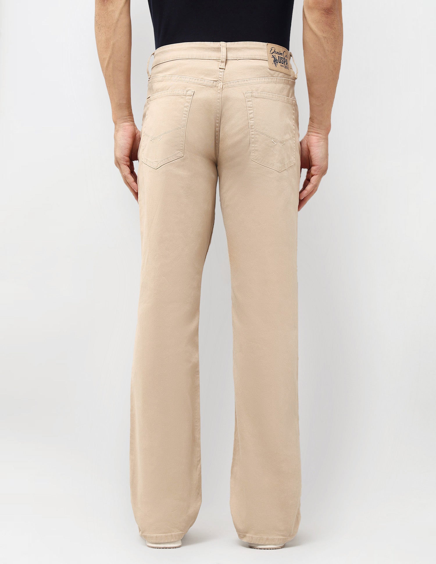 Connor Bootcut Beige Jeans Beige - U.S. POLO ASSN. | Large