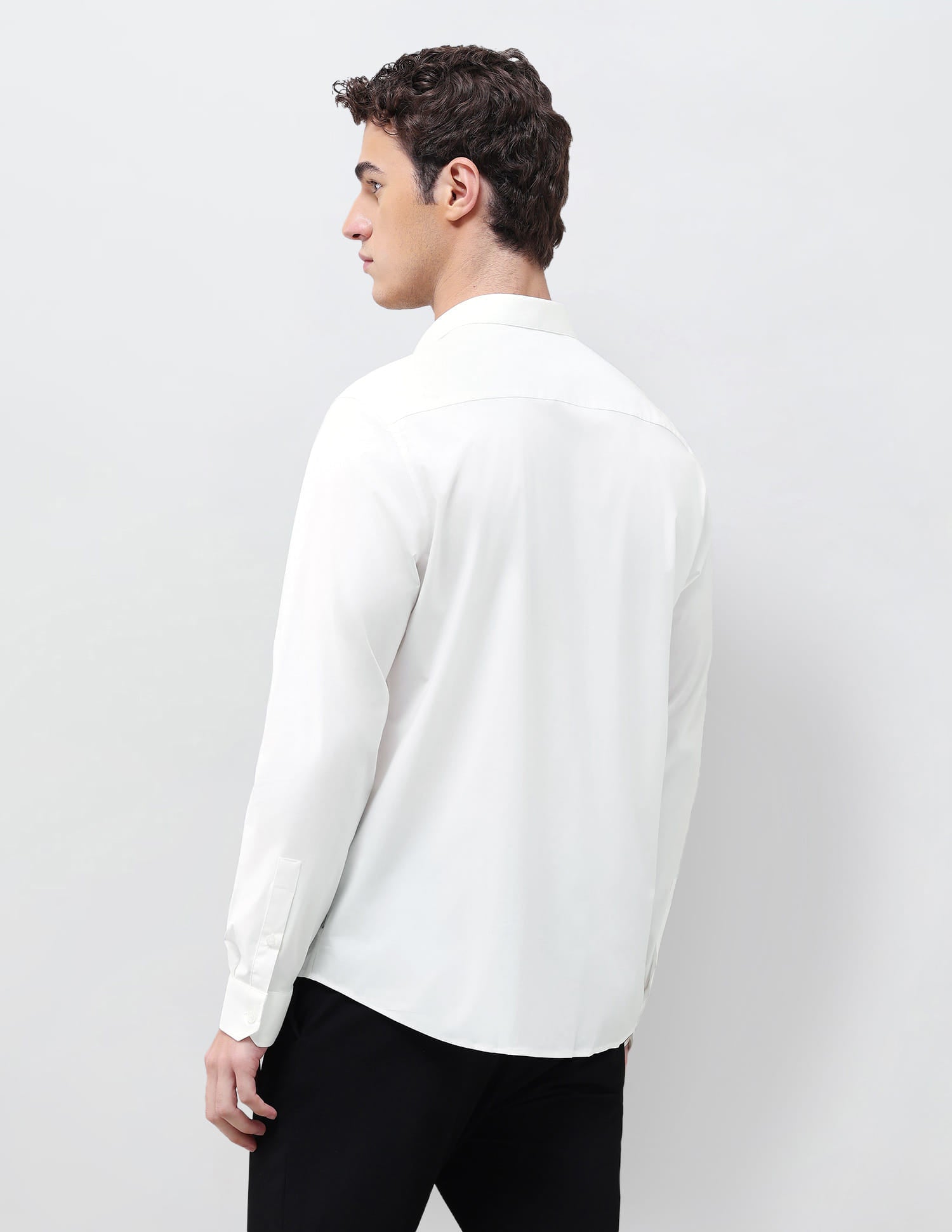 Solid Regular Fit Shirt White - U.S. Polo Assn. India | Large