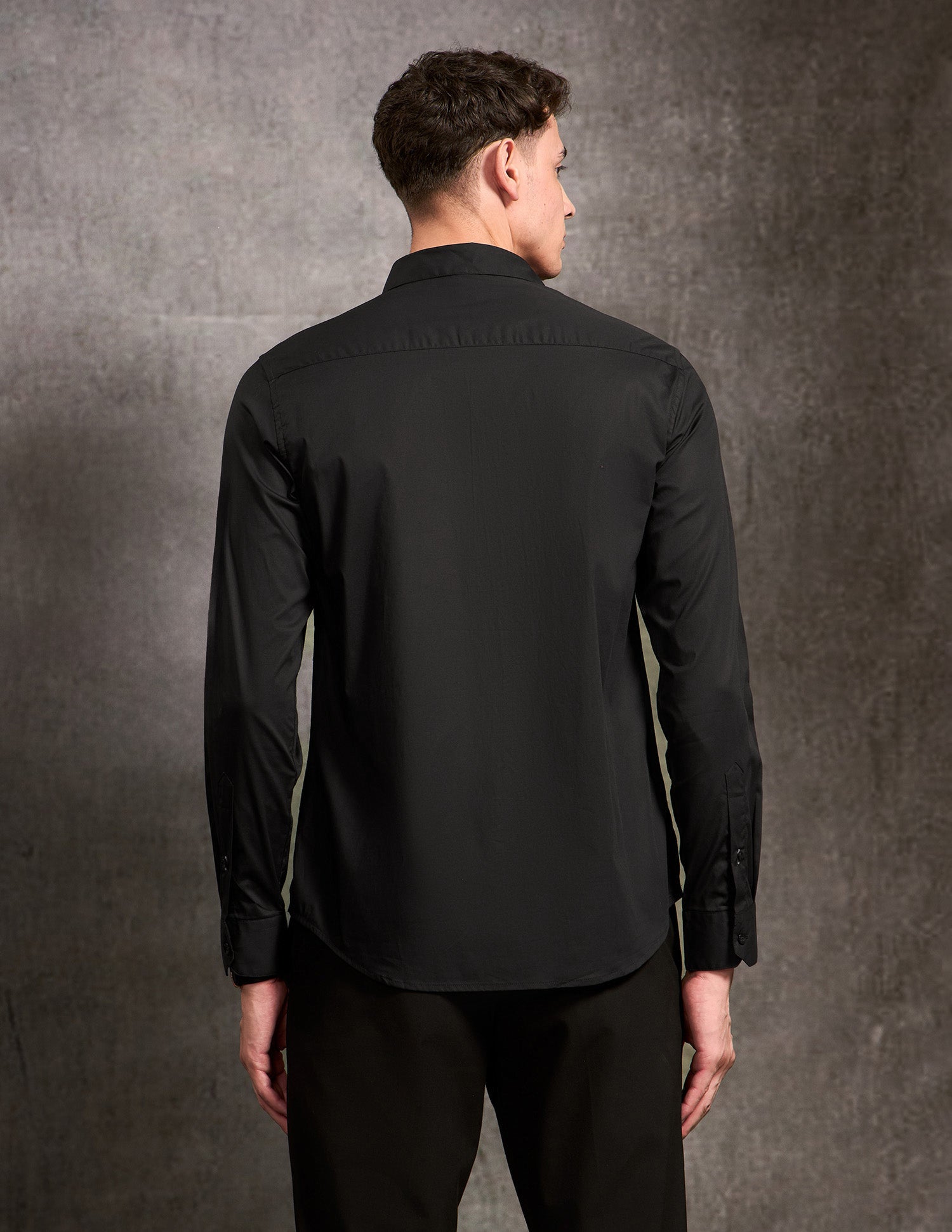 Poplin Black & Gold Shirt Black - U.S. POLO ASSN. | Large