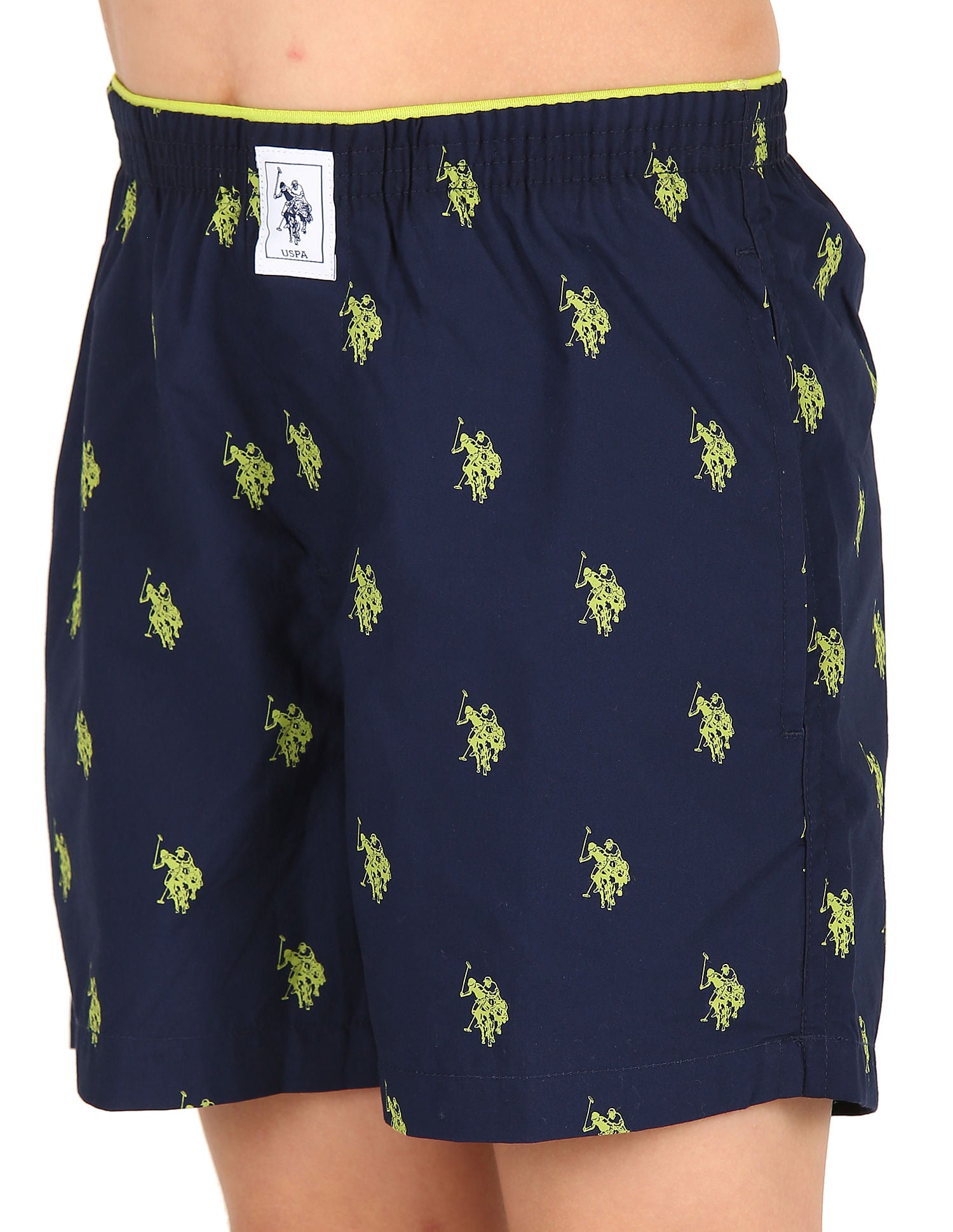 Pure Cotton Printed IKXA Boxers - Pack Of 1 Navy - U.S. POLO ASSN. | Large