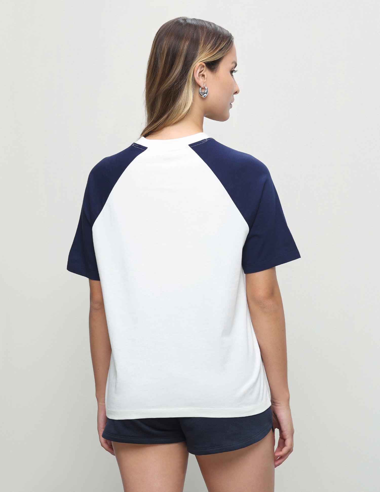 Typographic Printed Regular Fit T-Shirt Off White - U.S. Polo Assn. India | Large