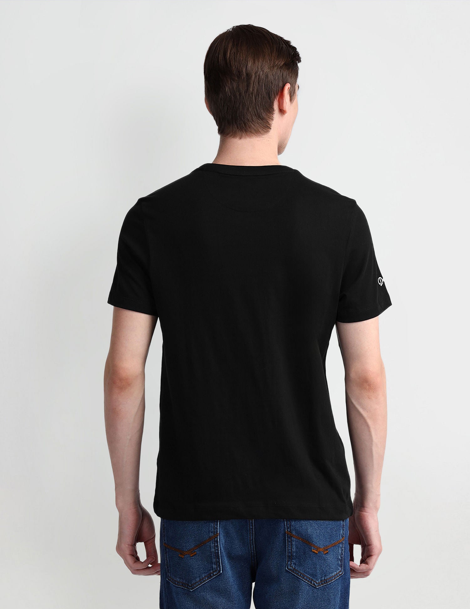 Muscle Fit Graphic T-Shirt Dark-Blue - U.S. Polo Assn. India | Large