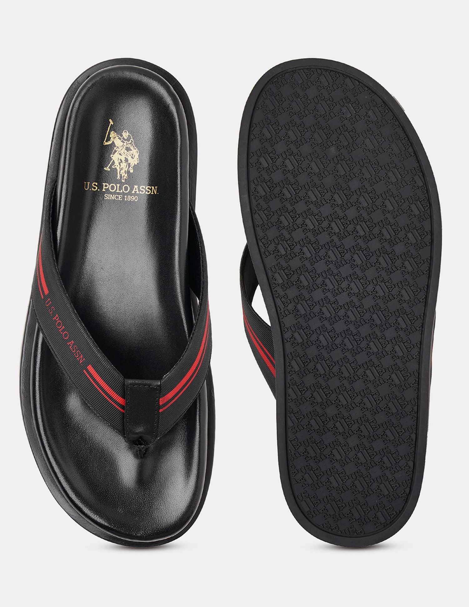 Men Paul Slippers Black - U.S. POLO ASSN. | Large