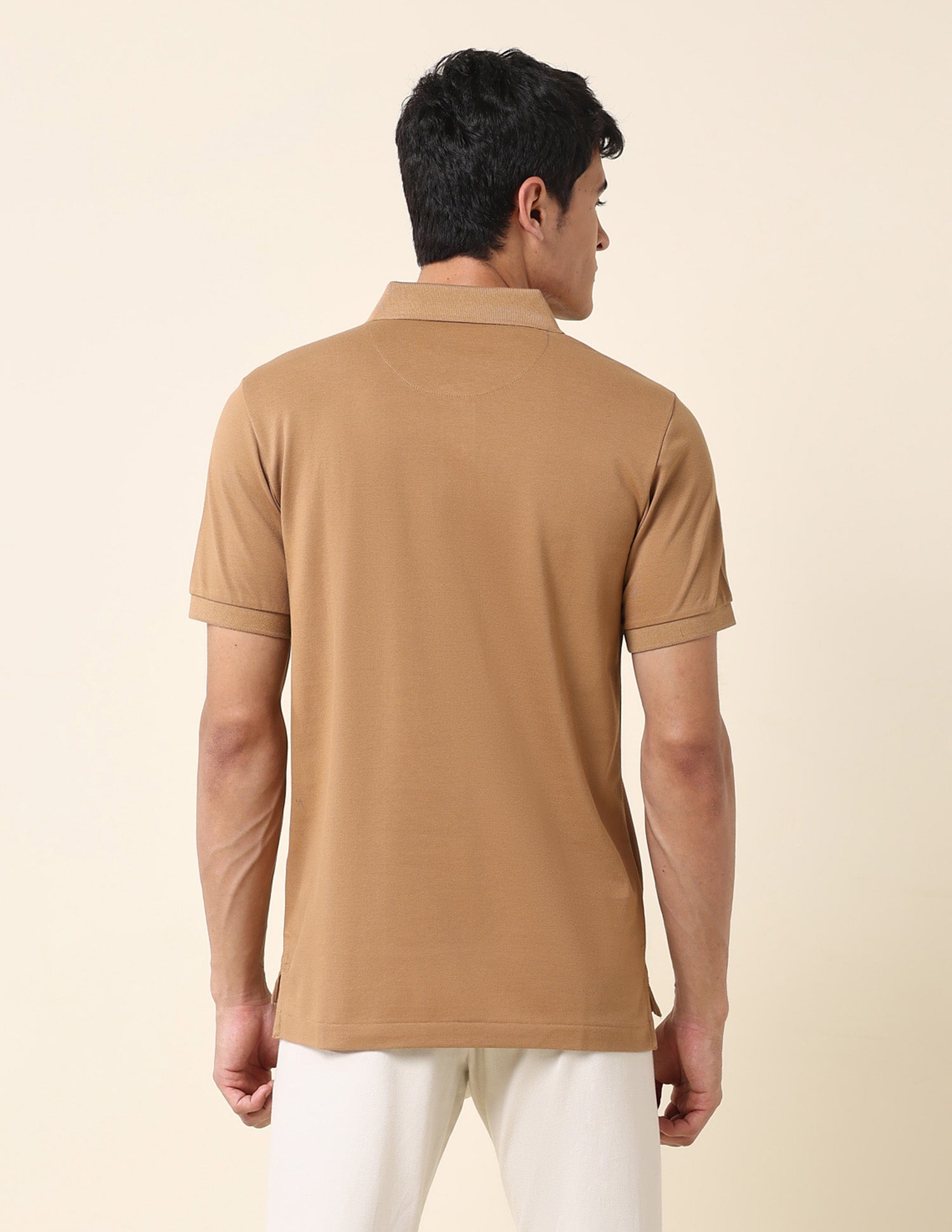 Brand Embroidered Classic Polo Shirt Brown - U.S. Polo Assn. India | Large