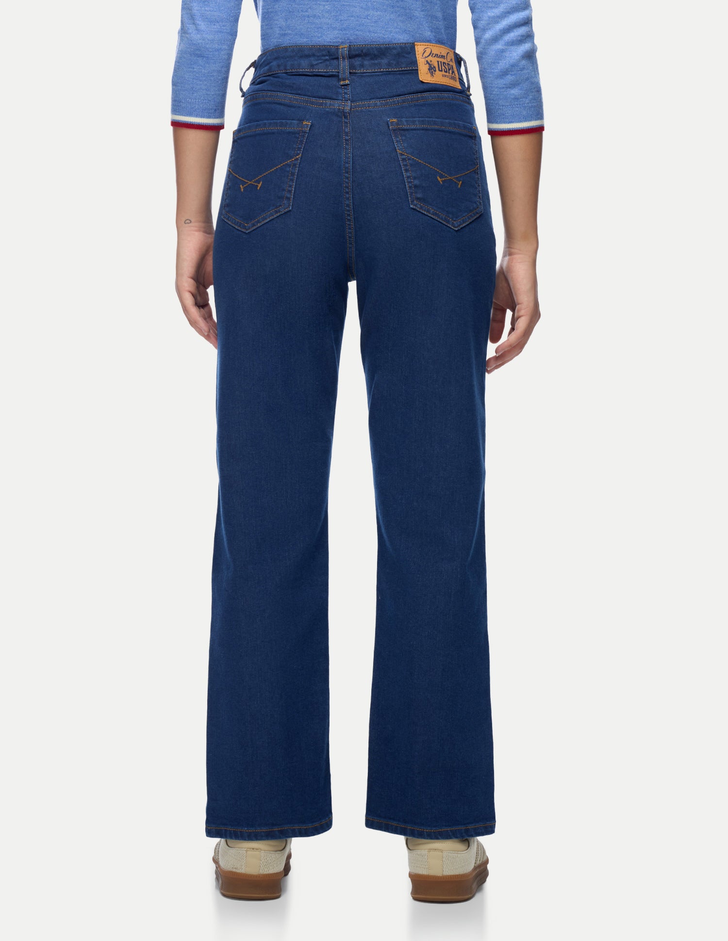 Straight Fit Blue Jeans Dark Blue - U.S. Polo Assn. India | Large