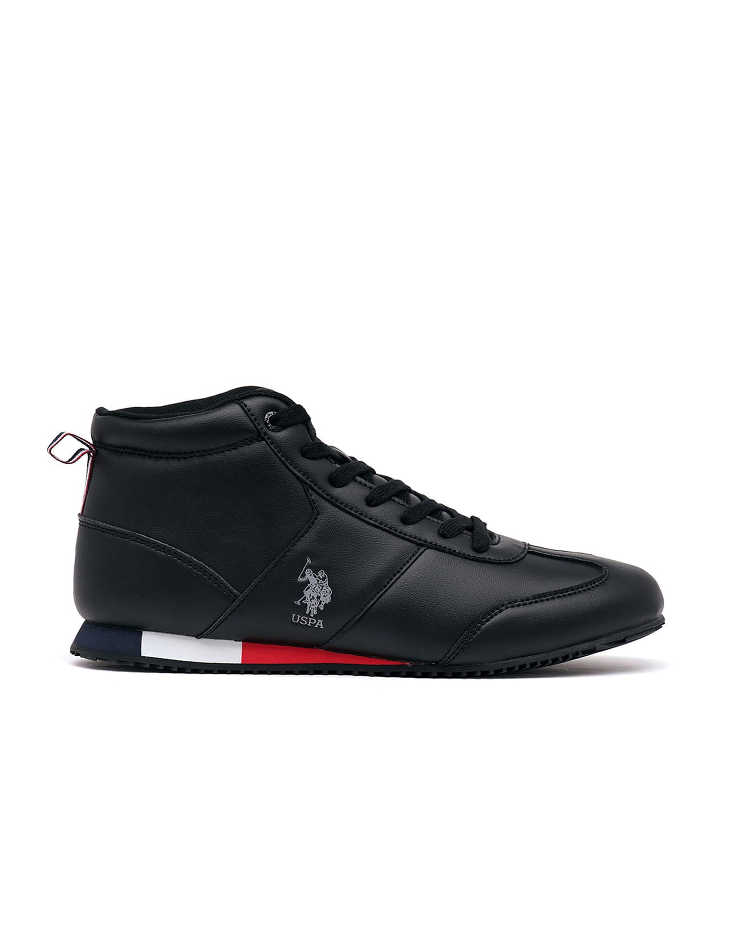 Rentso 3.0 Mid Top Sneakers Black - U.S. Polo Assn. India | Large