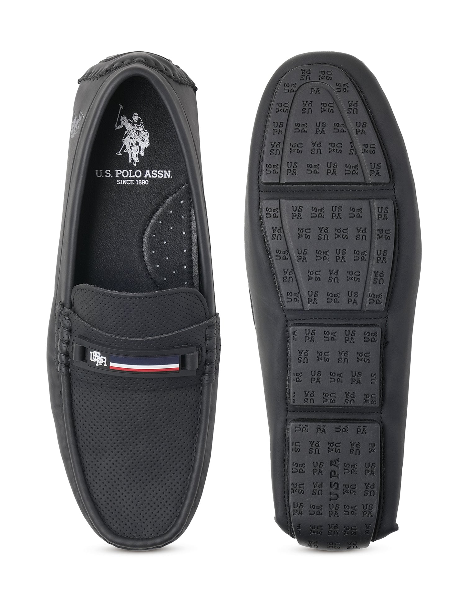 Men Barnes 4.0 Slip On Shoes Black - U.S. POLO ASSN. | Large