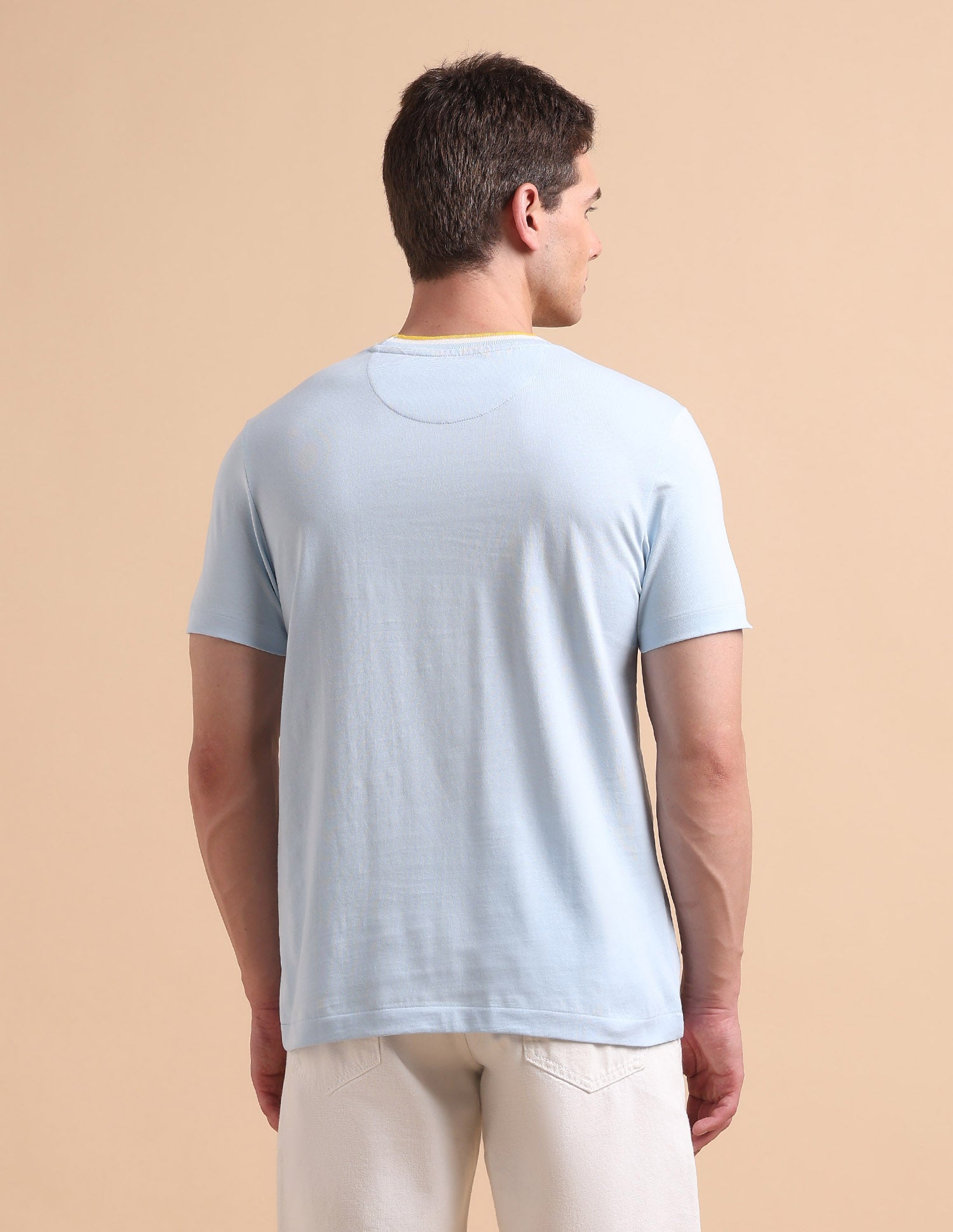 Solid Pure Cotton T-Shirt Black - U.S. POLO ASSN. | Large