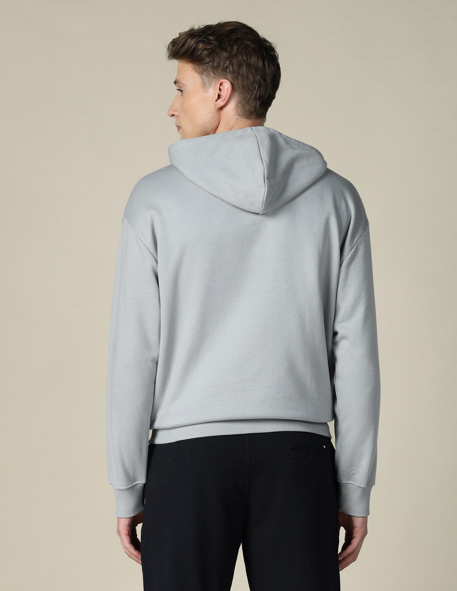 Relaxed Fit Solid Sweatshirt Light Grey - U.S. POLO ASSN. | Large