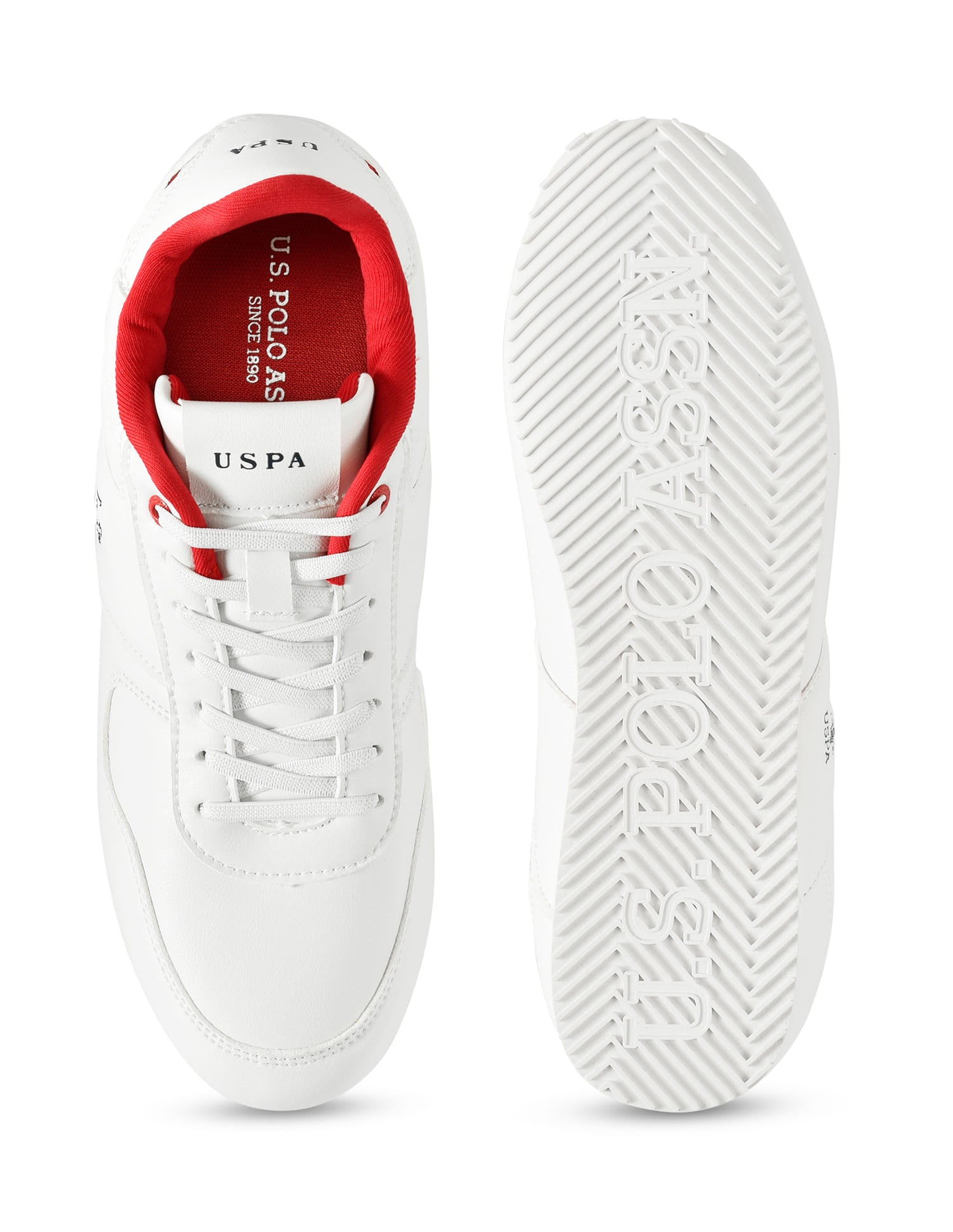 Men Lace-Ups Sorrento 5.0 Sneakers Off White - U.S. Polo Assn. India | Large